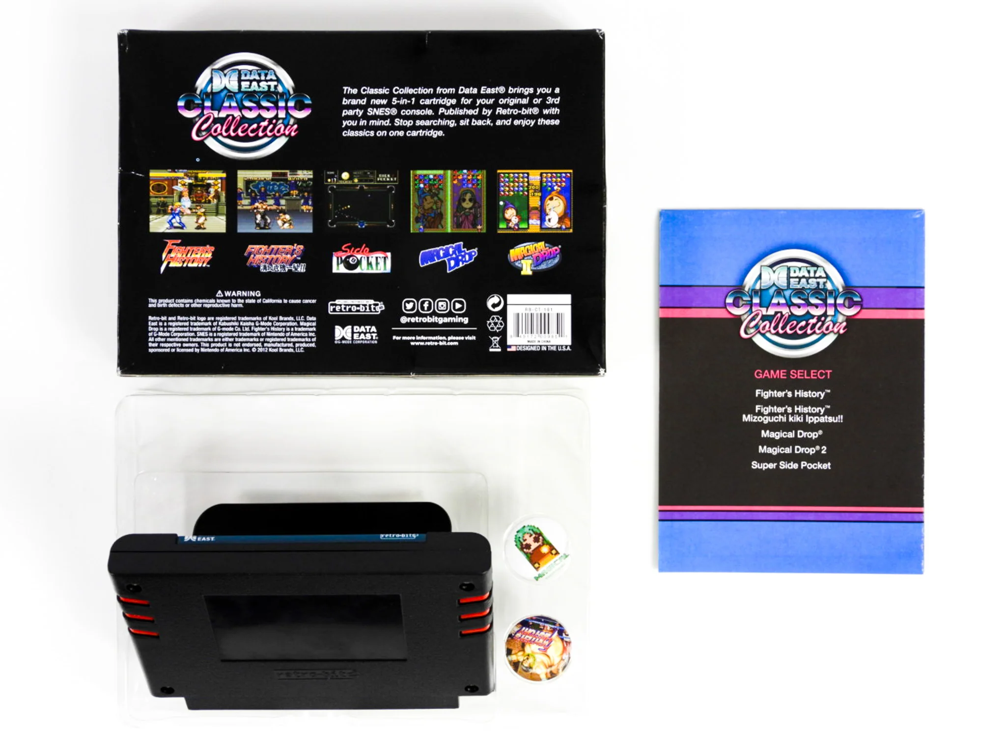 Data East Classic Collection [Homebrew] [Retro-Bit] (Super Nintendo / SNES) - Image 2