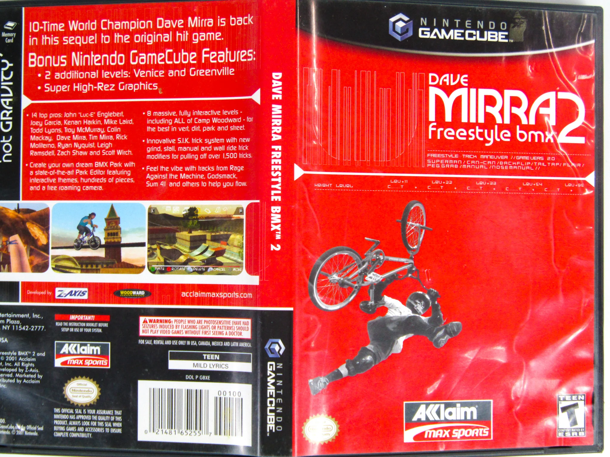 Dave Mirra Freestyle BMX 2 (Nintendo GameCube) - Image 3