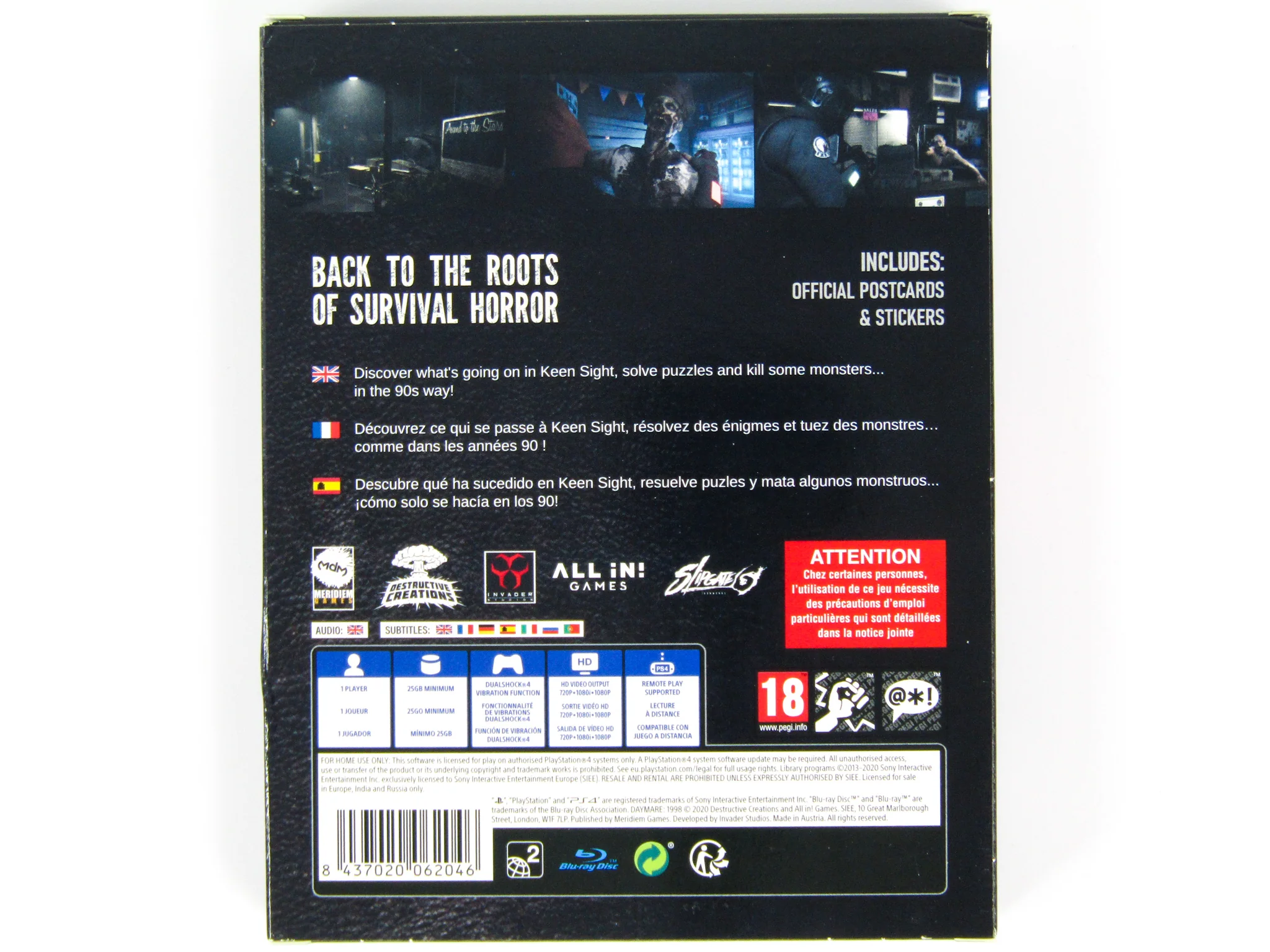 Daymare 1998 [Black Edition] [PAL] (PlayStation 4 / PS4) - Image 2