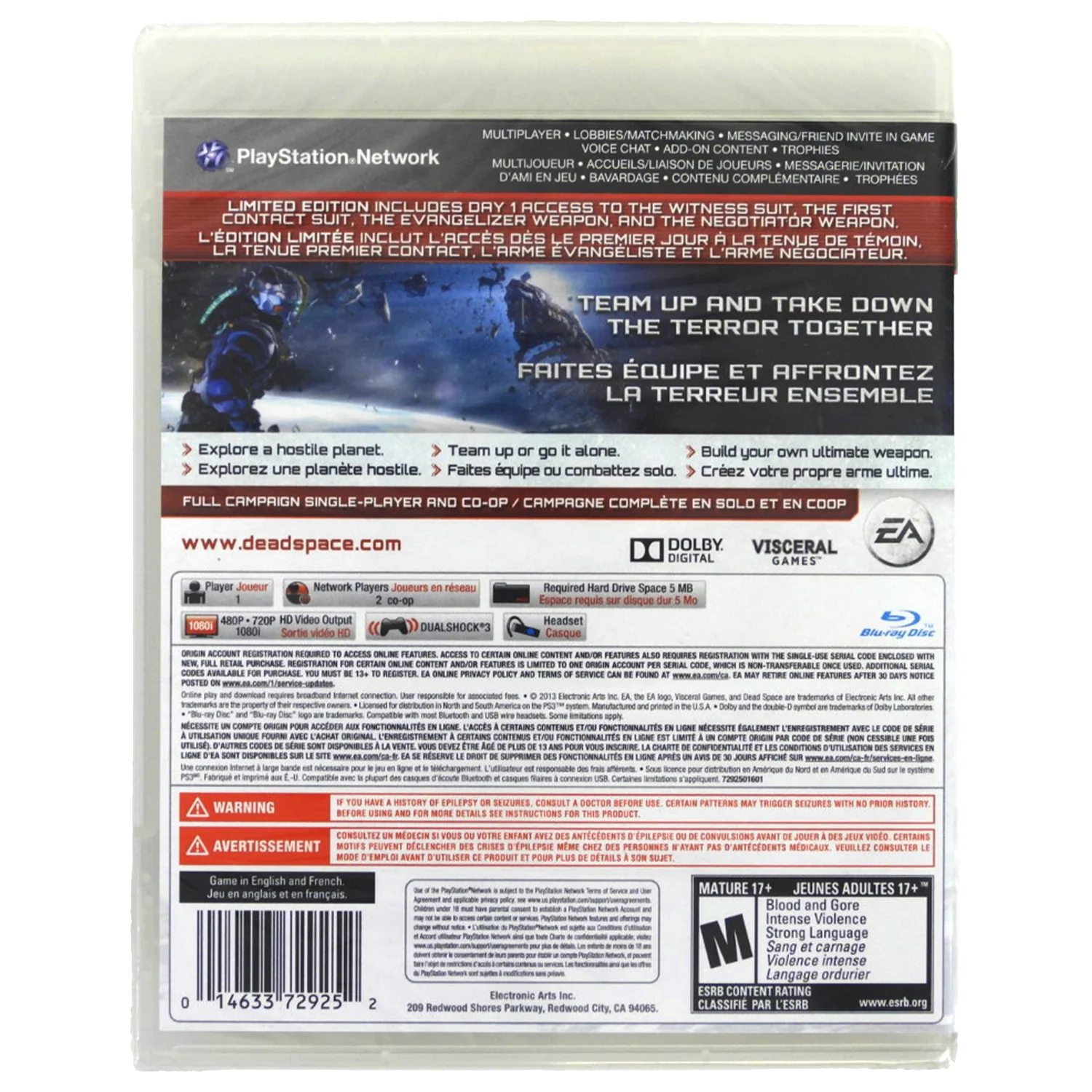 Dead Space 3 [Limited Edition] (PlayStation 3 / PS3) - Image 2