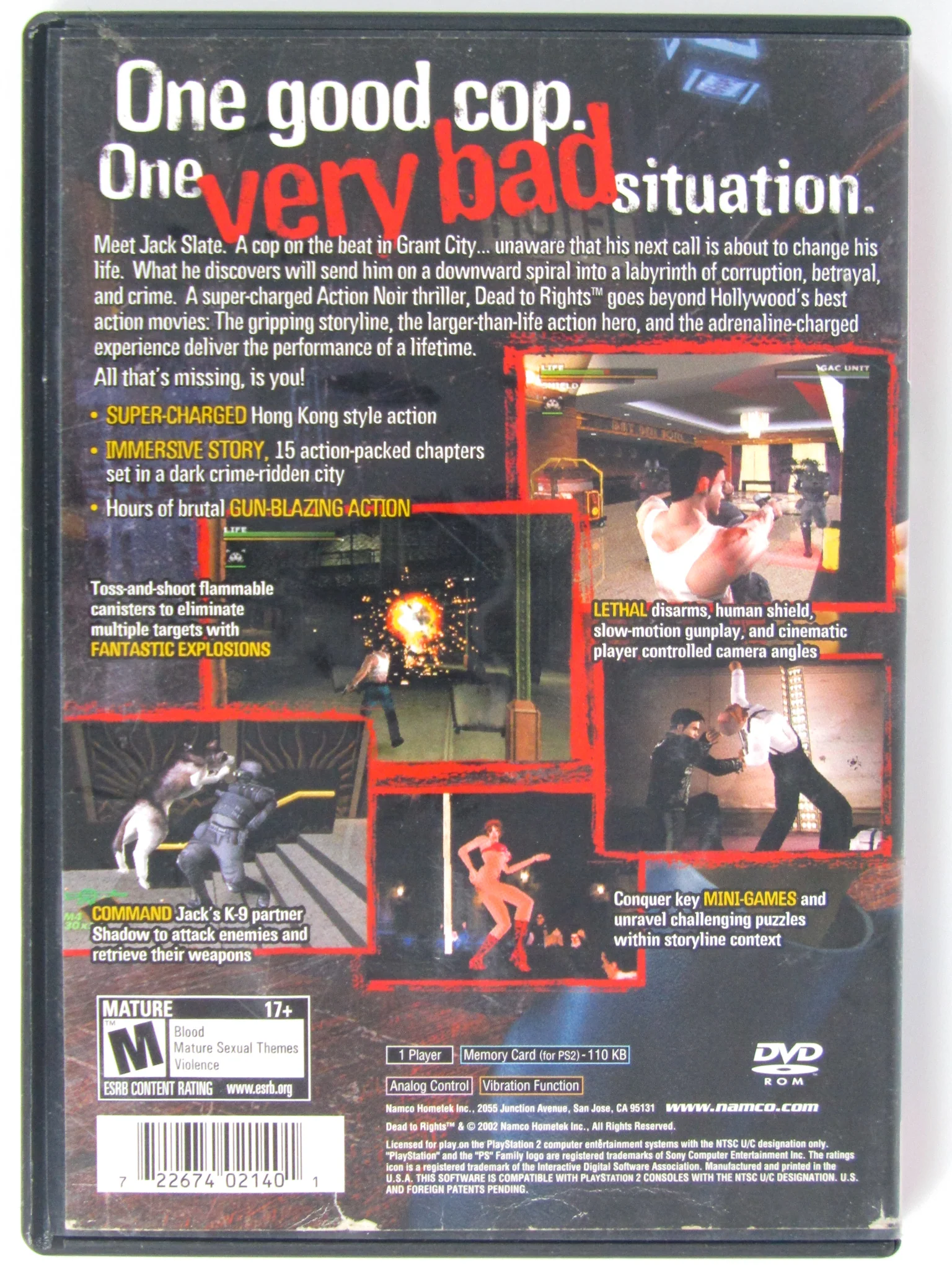 Dead To Rights [Greatest Hits] (PlayStation 2 / PS2) - Image 3