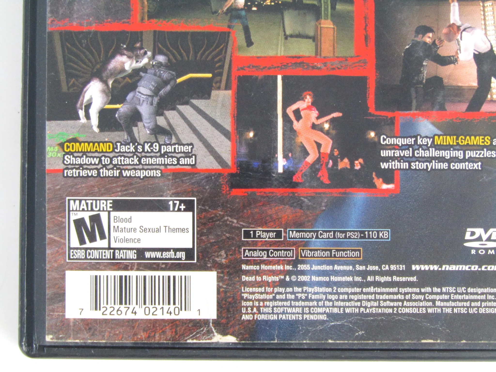 Dead To Rights [Greatest Hits] (PlayStation 2 / PS2) - Image 5