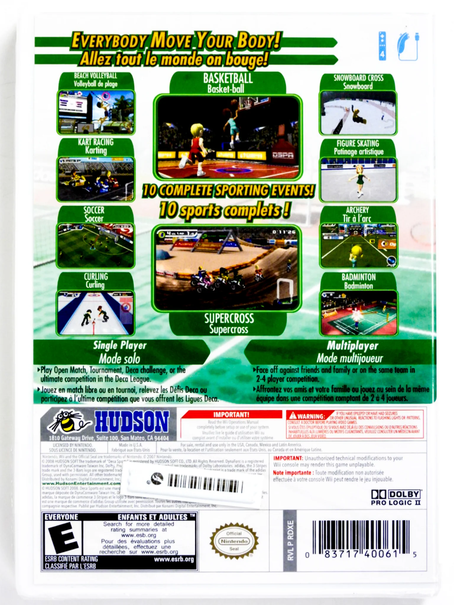 Deca Sports [Fan Favorites] (Nintendo Wii) - Image 2