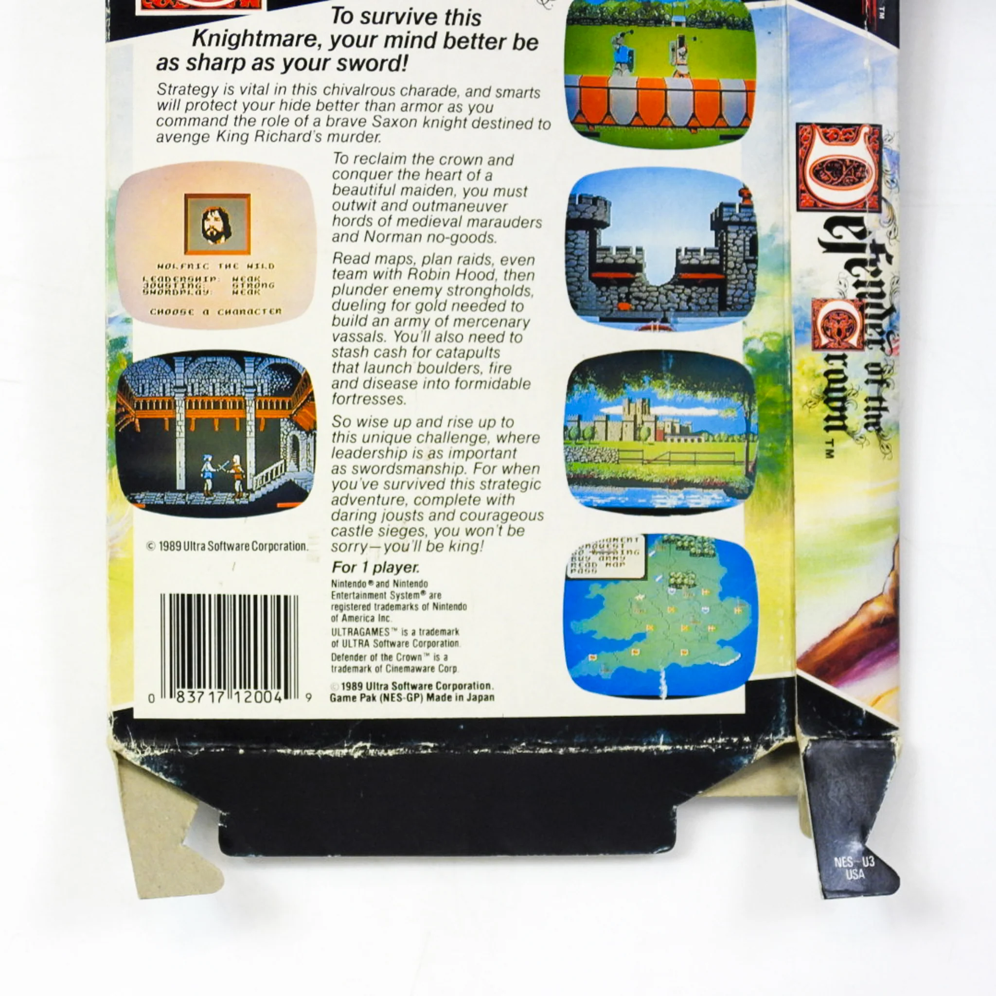 Defender Of The Crown [Box] (Nintendo / NES) - Image 3
