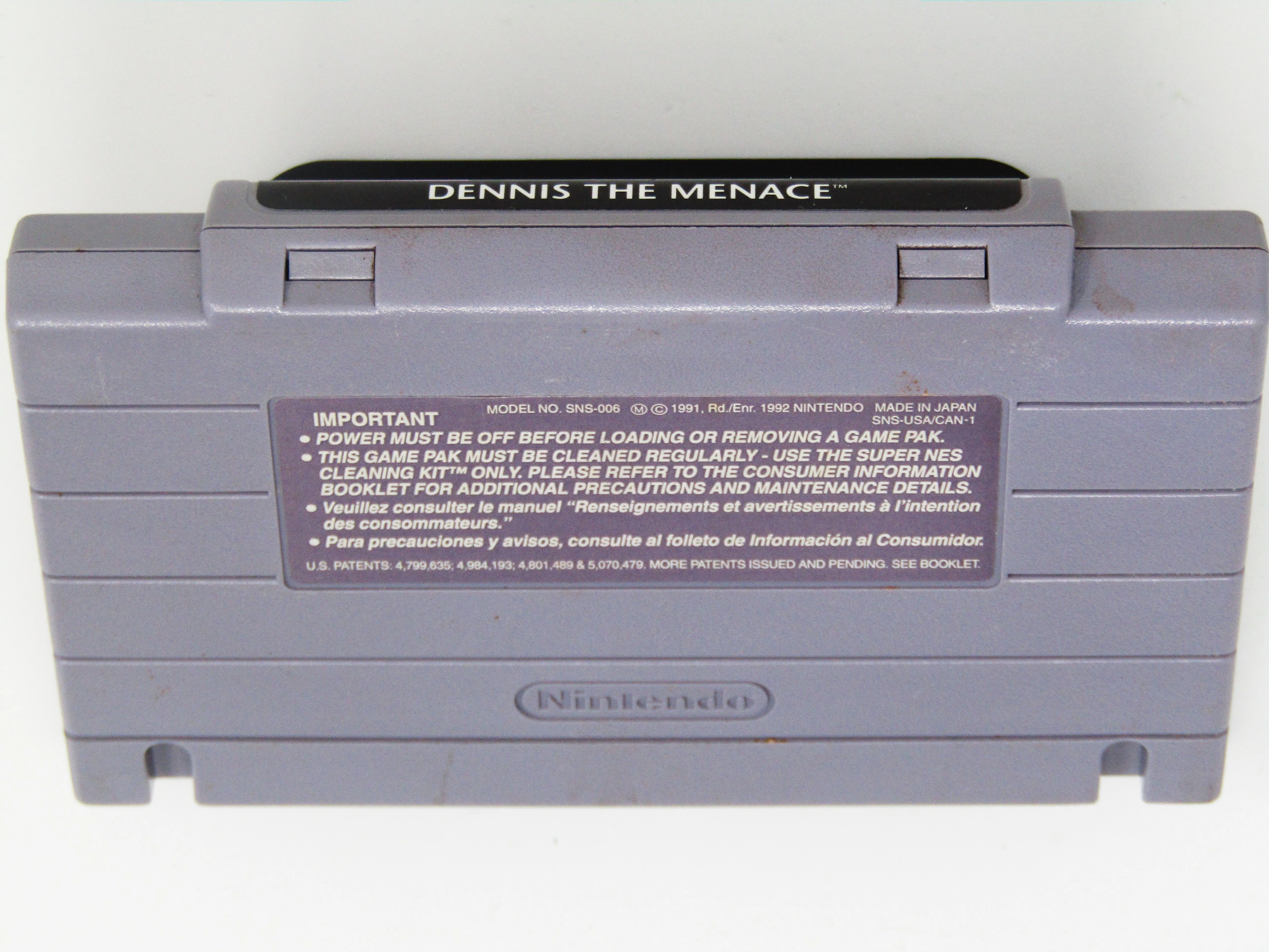 Dennis The Menace (Super Nintendo / SNES) - Image 2