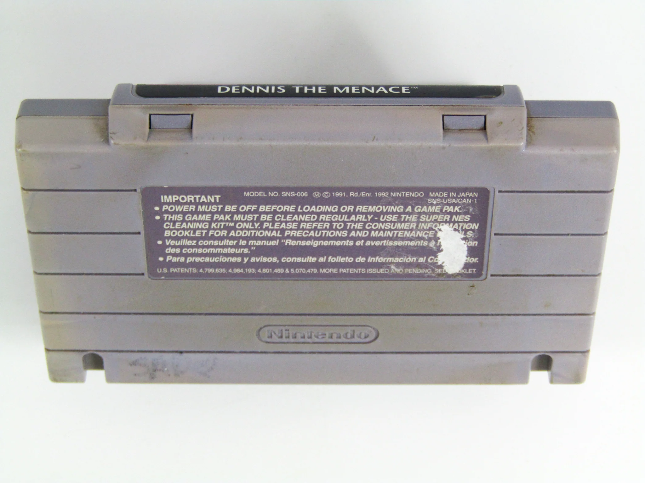 Dennis The Menace (Super Nintendo / SNES) - Image 4