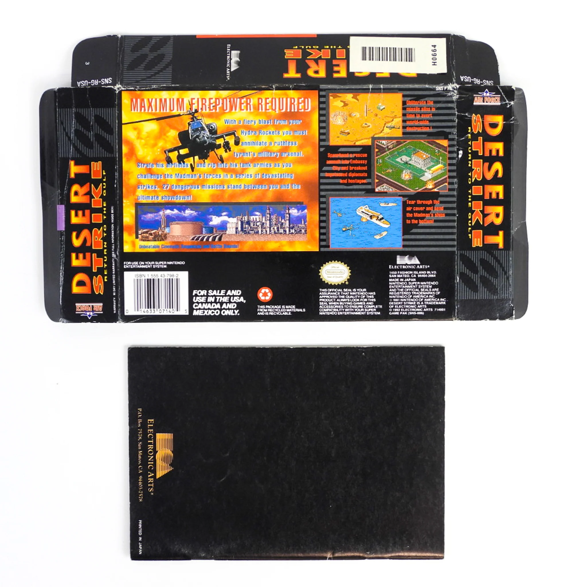 Desert Strike: Return To The Gulf  [Box] (Super Nintendo / SNES) - Image 2
