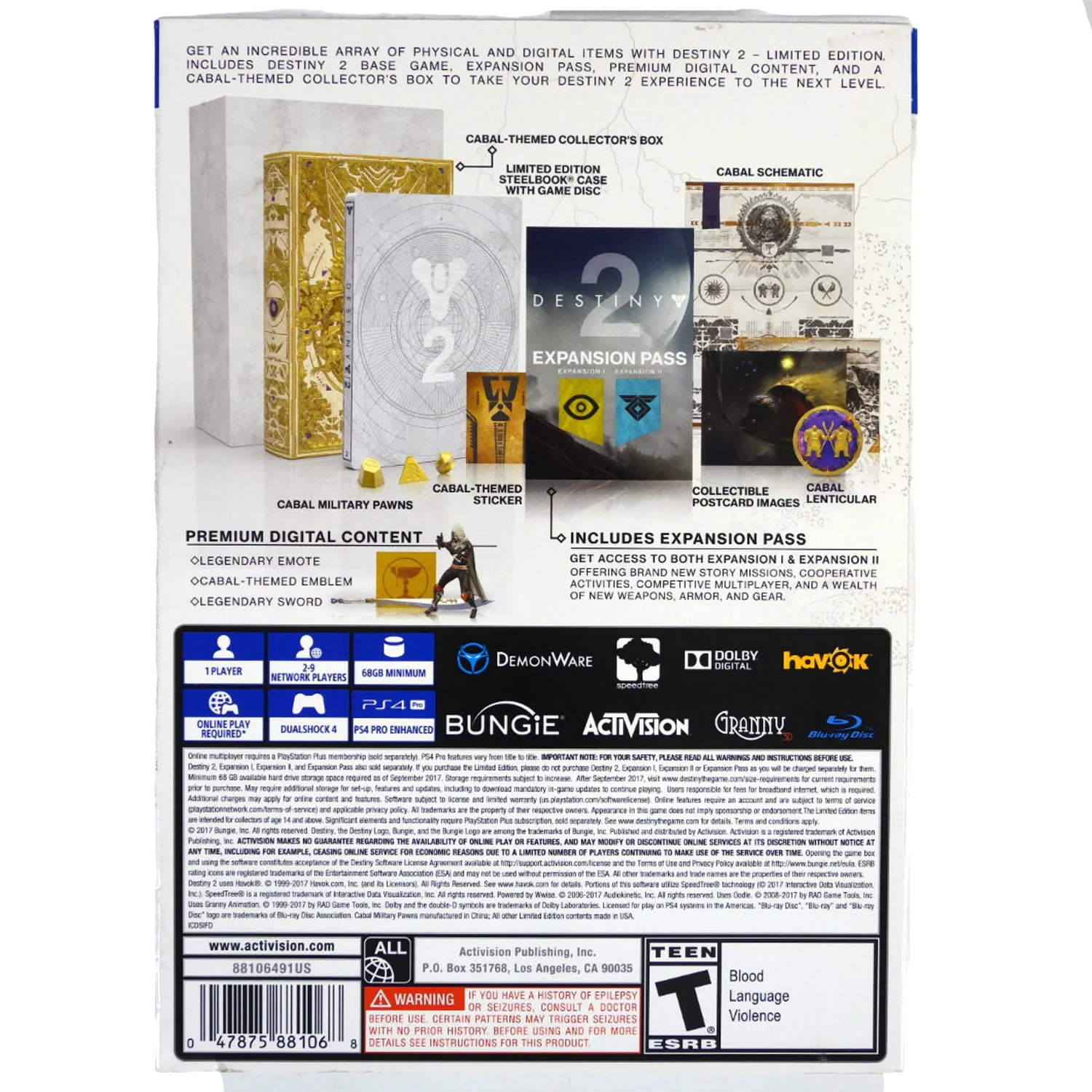 Destiny 2 [Limited Edition] (PlayStation 4 / PS4) - Image 2
