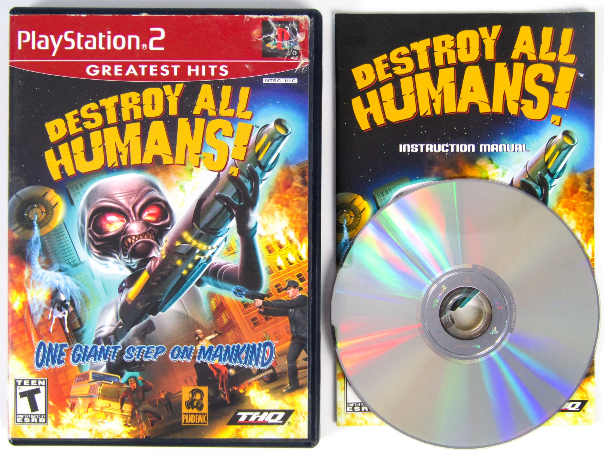 Destroy All Humans [Greatest Hits] (PlayStation 2 / PS2) - Image 2