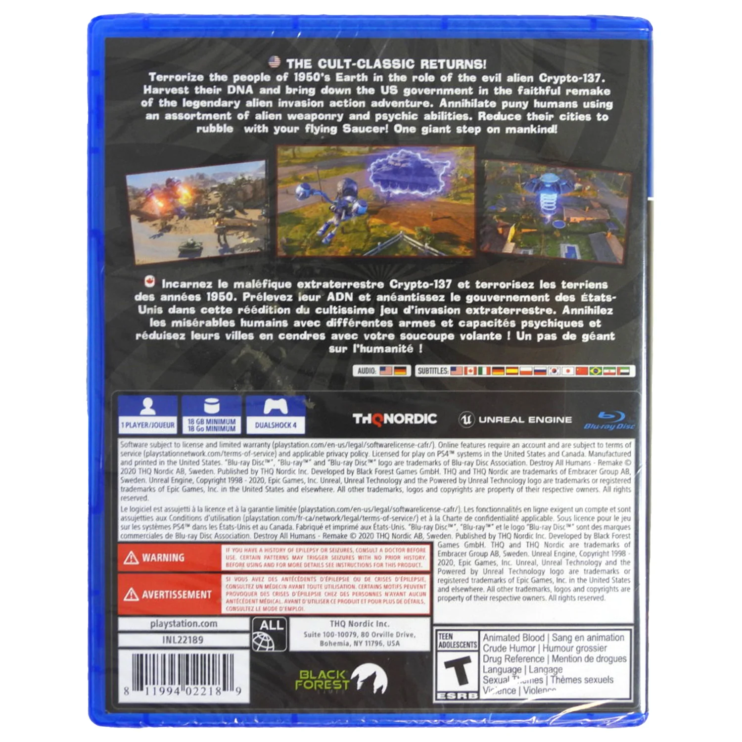 Destroy All Humans (PlayStation 4 / PS4) - Image 2