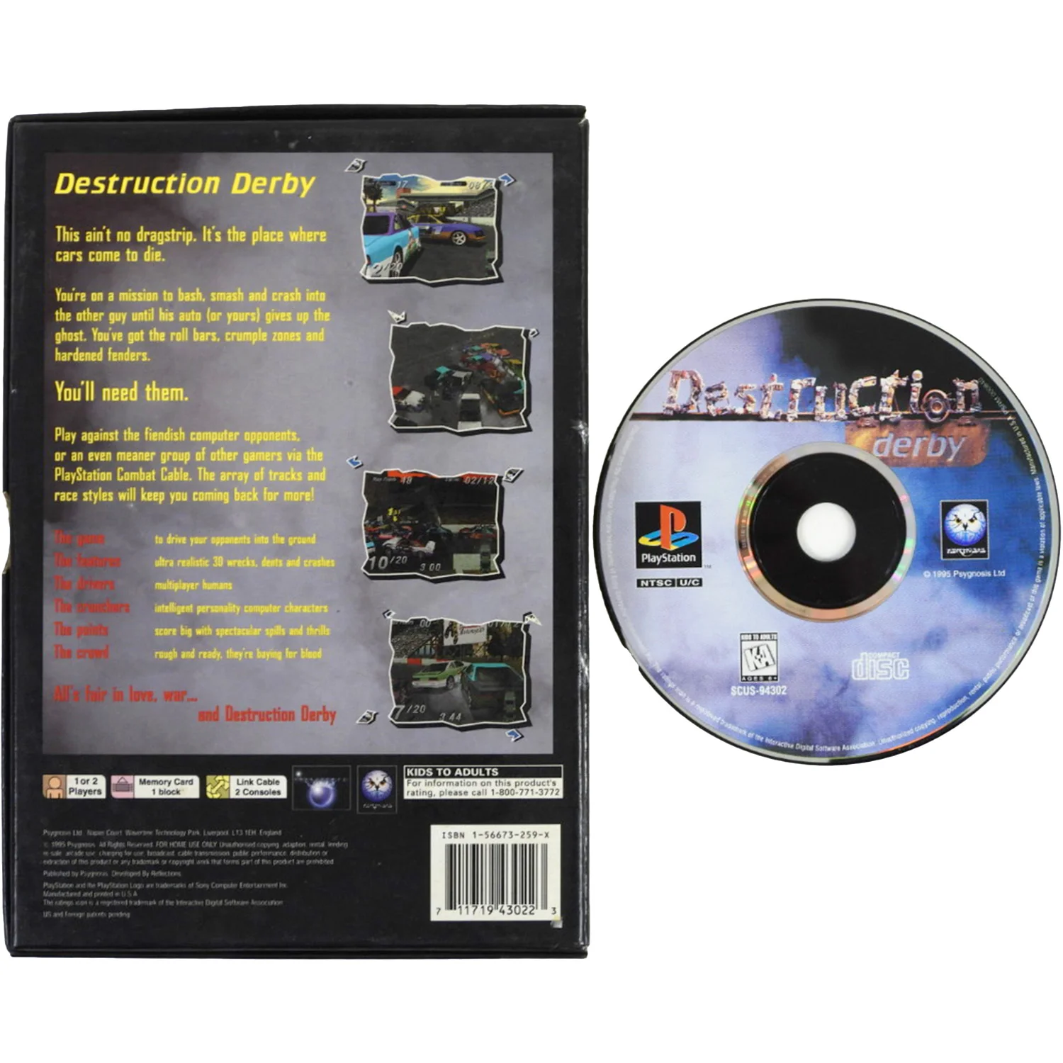 Destruction Derby [Long Box] (PlayStation / PS1) - Image 5