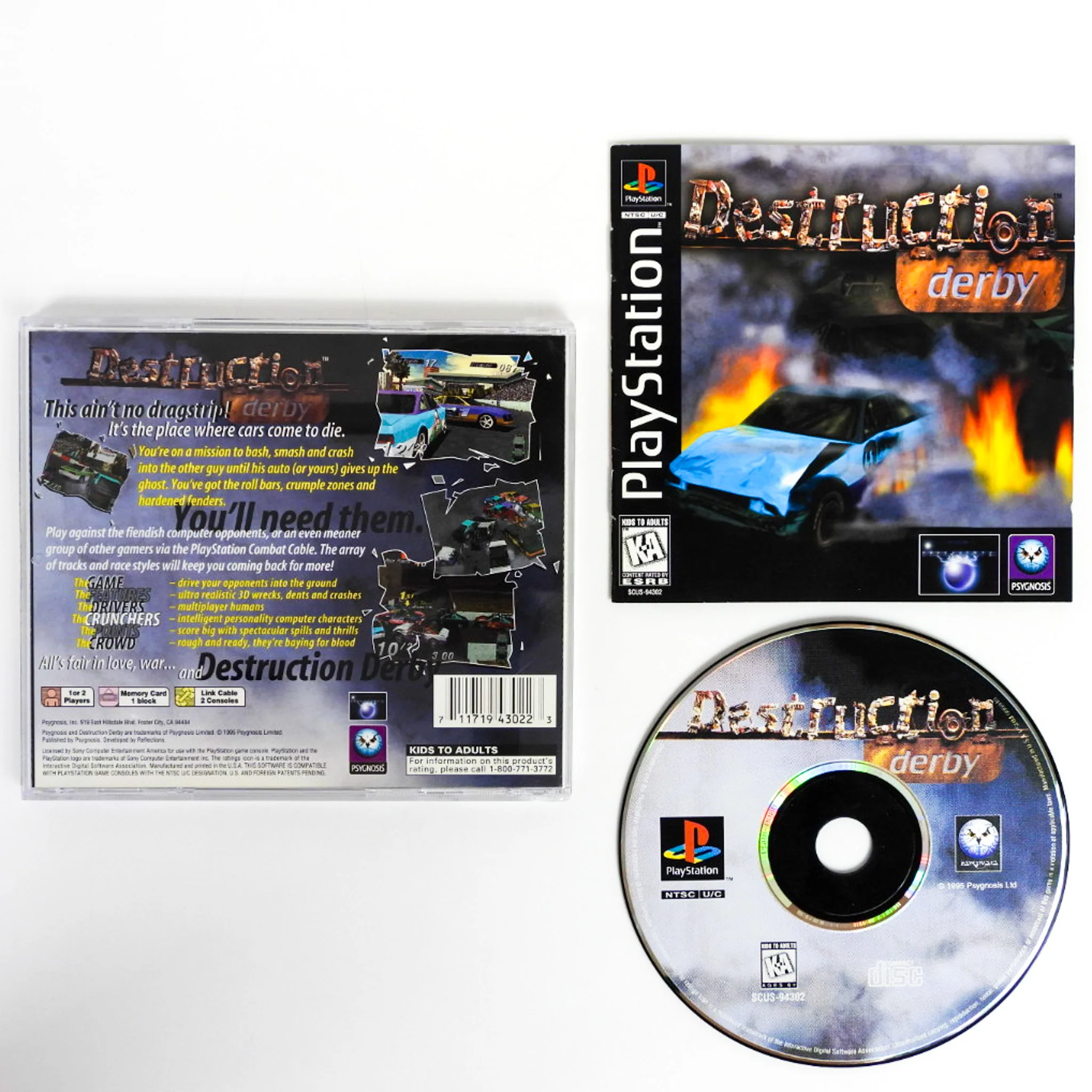 Destruction Derby (PlayStation / PS1)