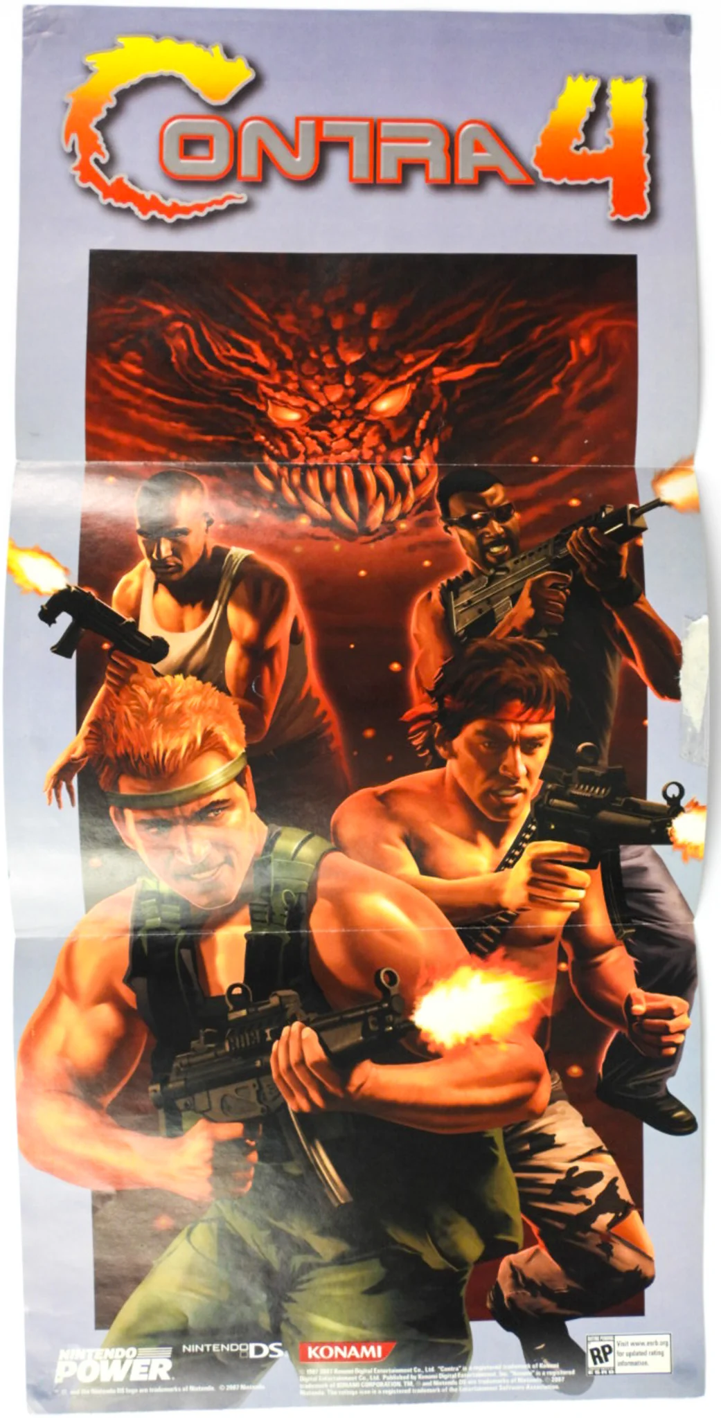 Dewy's Adventure And Contra 4 [Nintendo Power] [Poster] (Nintendo Wii) - Image 2