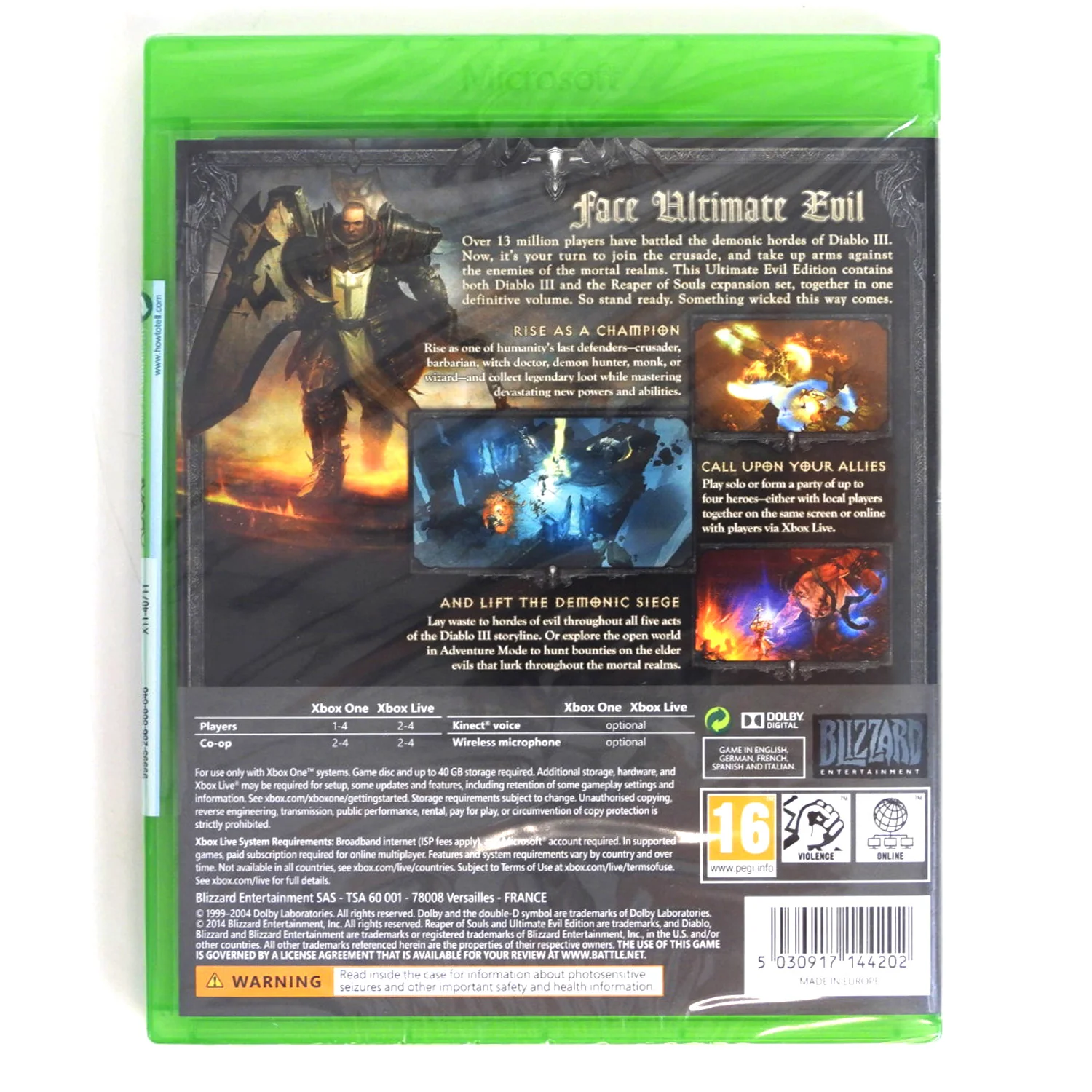 Diablo III 3 Reaper of Souls [Ultimate Evil Edition] [PAL] (Xbox One) - Image 2