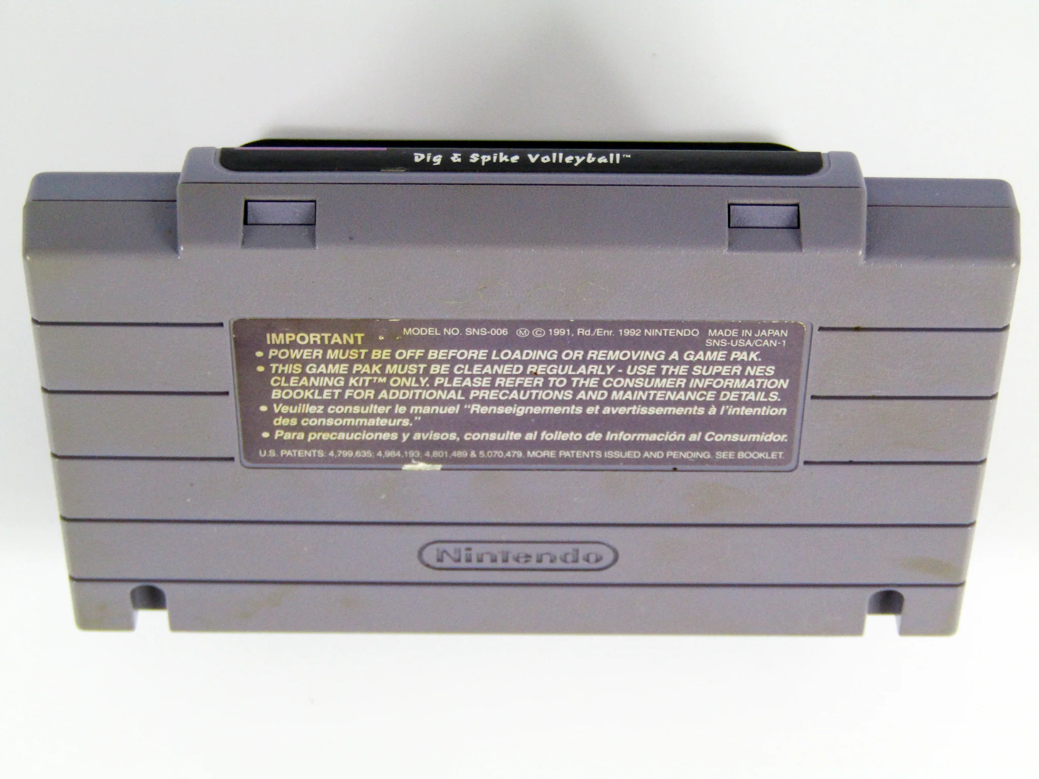 Dig And Spike Volleyball (Super Nintendo / SNES) - Image 5