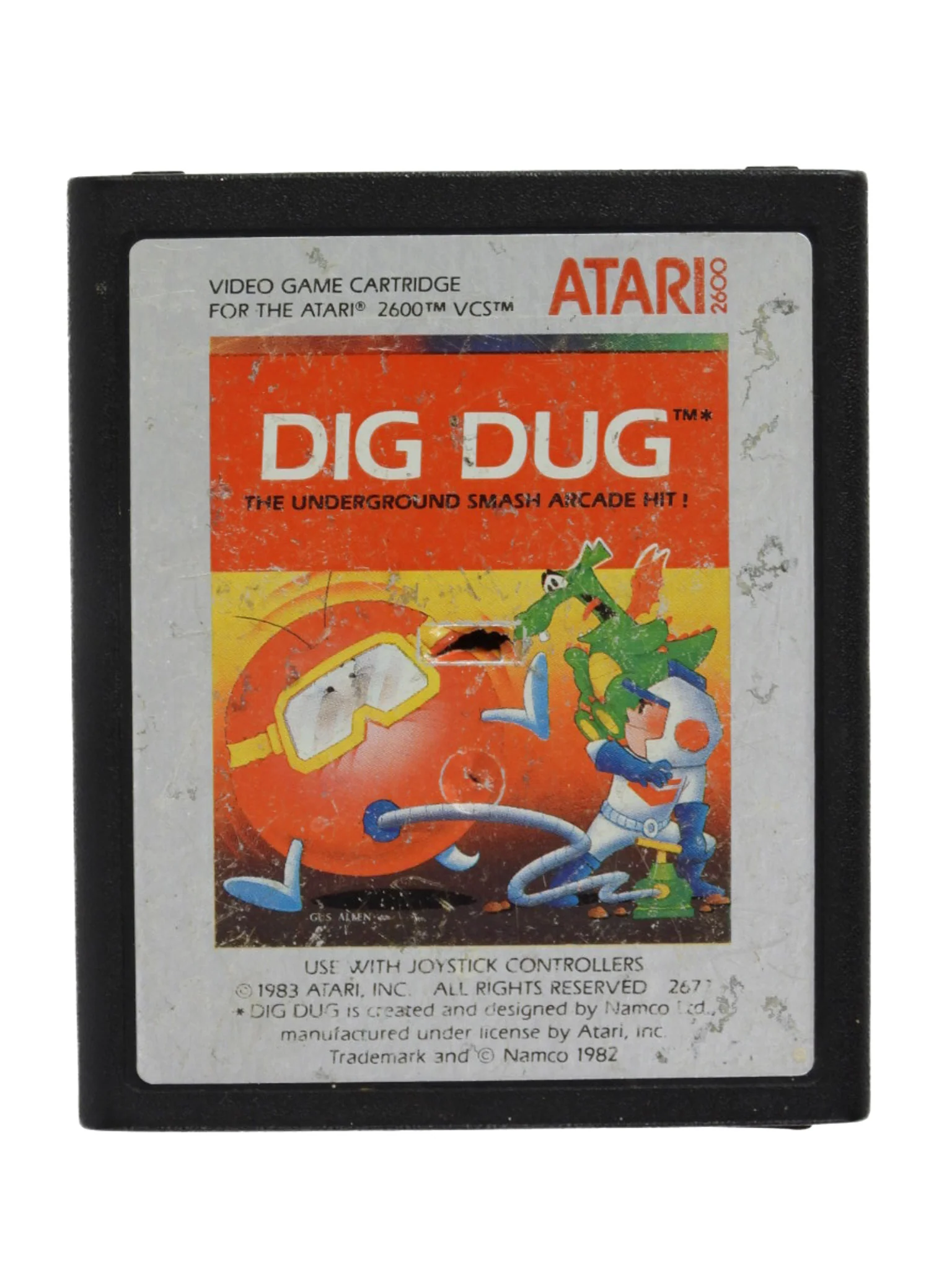 Dig Dug [Silver Label] (Atari 2600) - Image 3