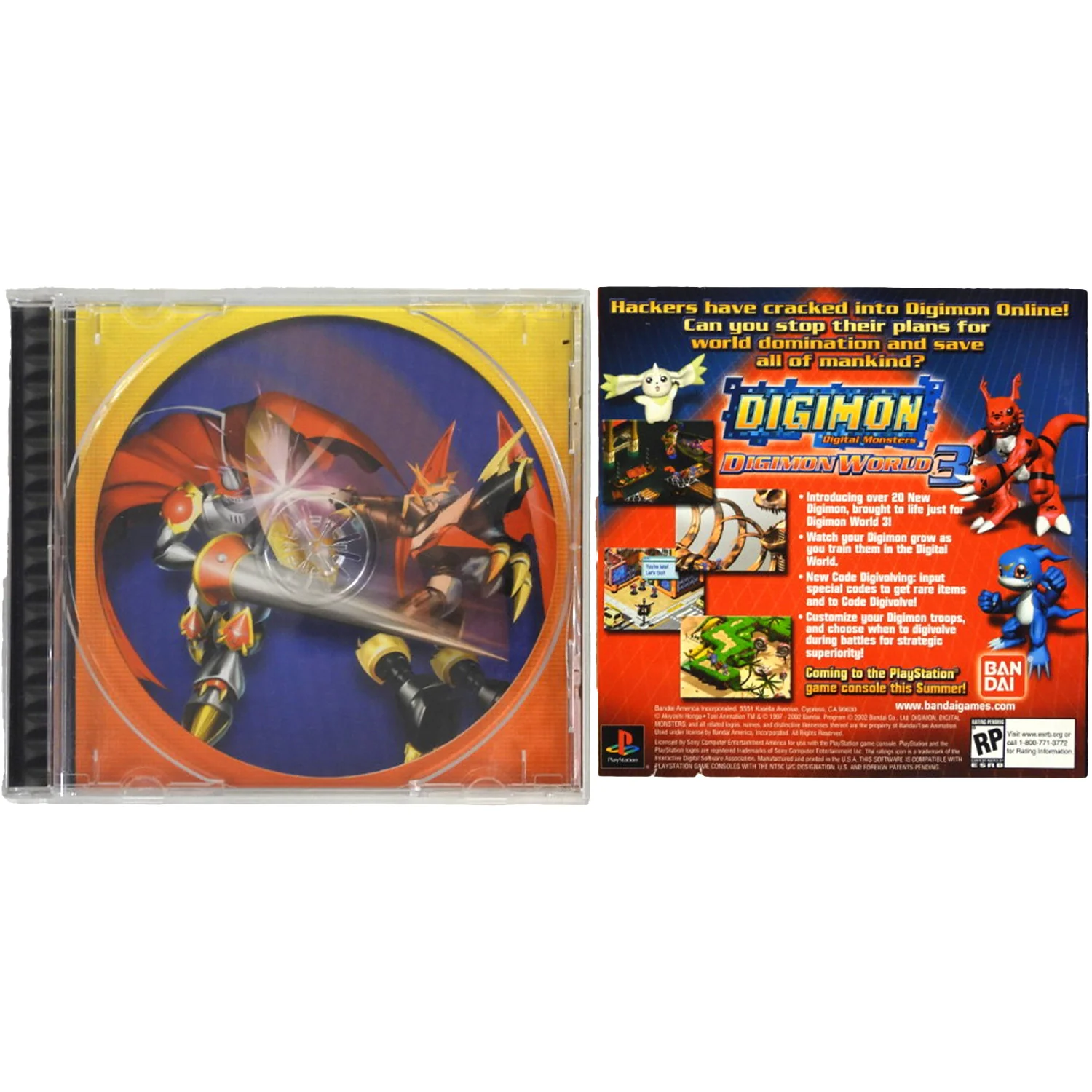Digimon Rumble Arena (PlayStation / PS1) - Image 2