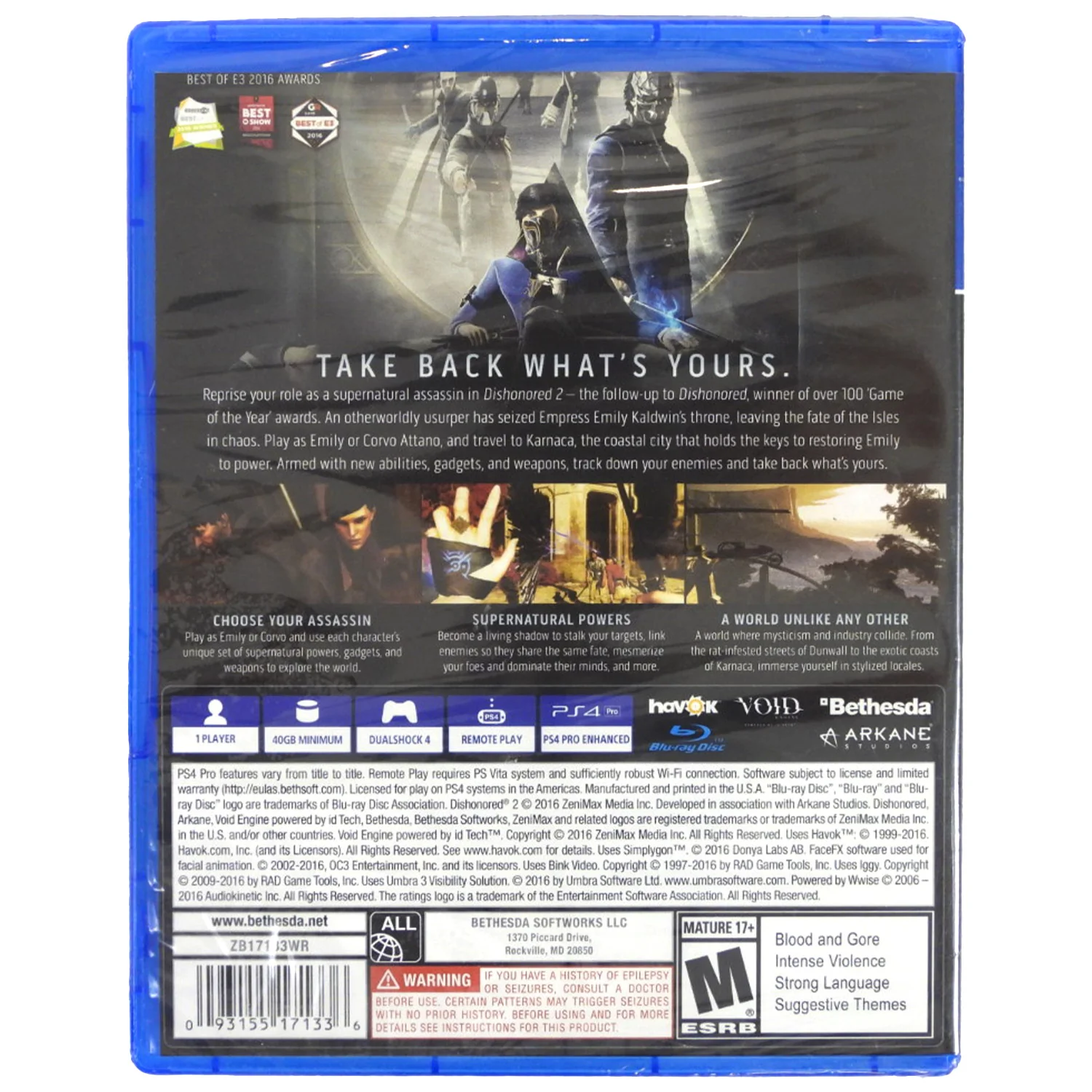 Dishonored 2 (PlayStation 4 / PS4) - Image 2