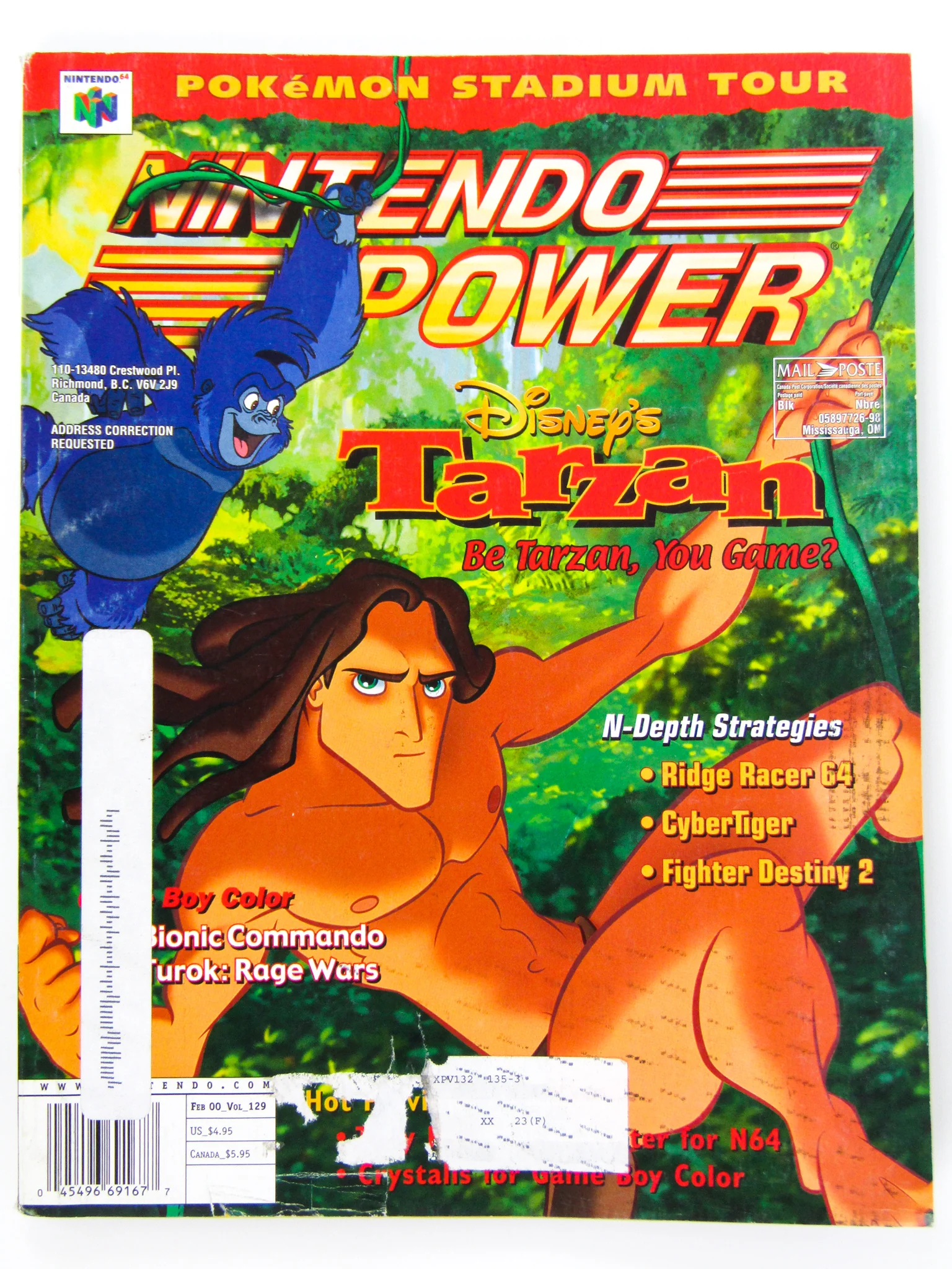 Disney's Tarzan [Volume 129] [Nintendo Power] (Magazines) - Image 6