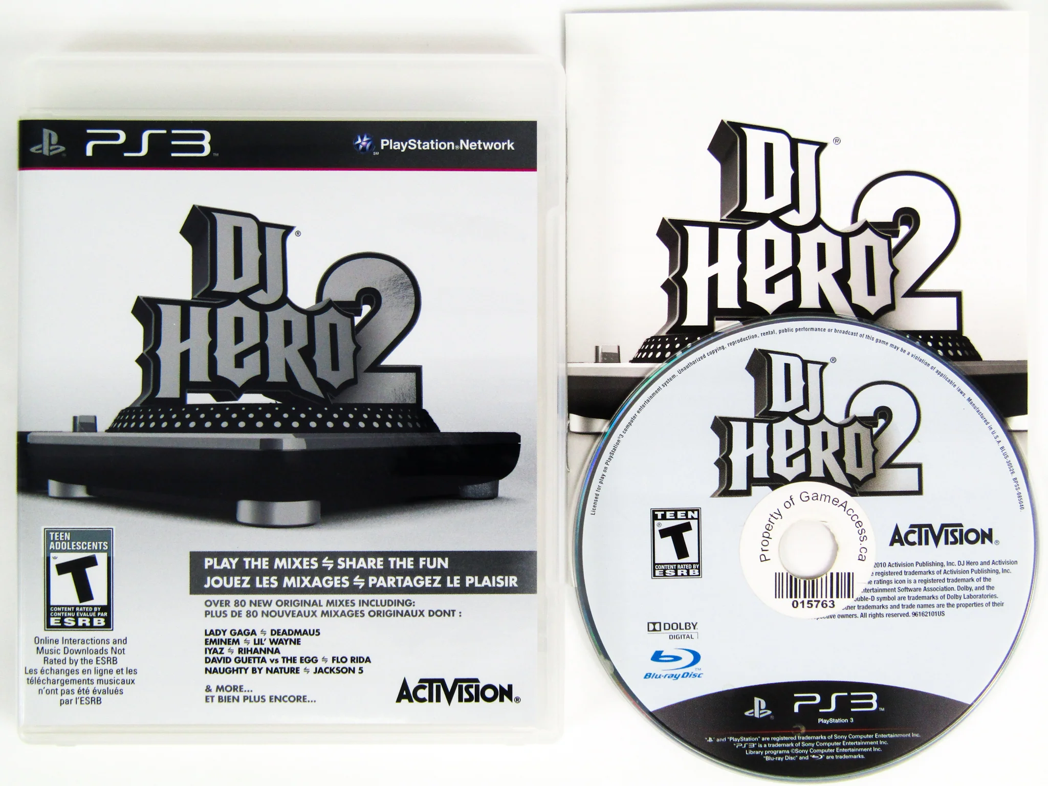DJ Hero 2 [Game Only] (PlayStation 3 / PS3) - Image 2
