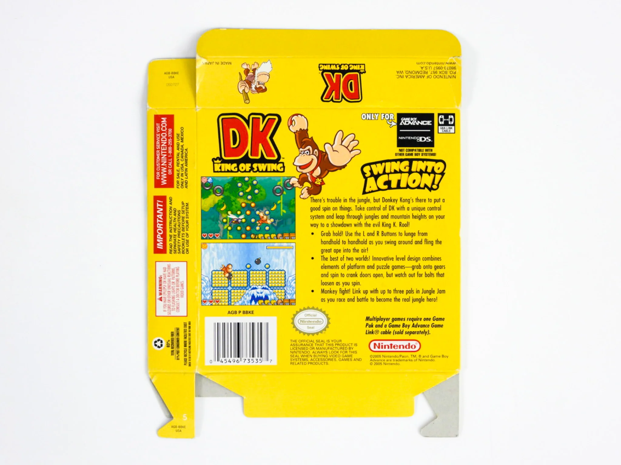 DK King Of Swing [Box] (Nintendo Game Boy Advance / GBA) - Image 2