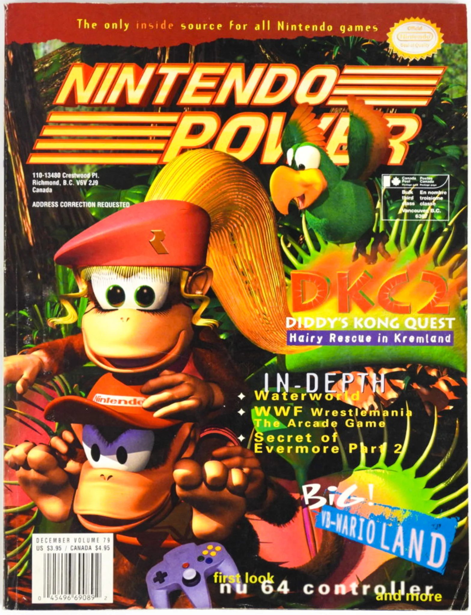 Donkey Kong Country 2 [Volume 79] [Nintendo Power] (Magazines)