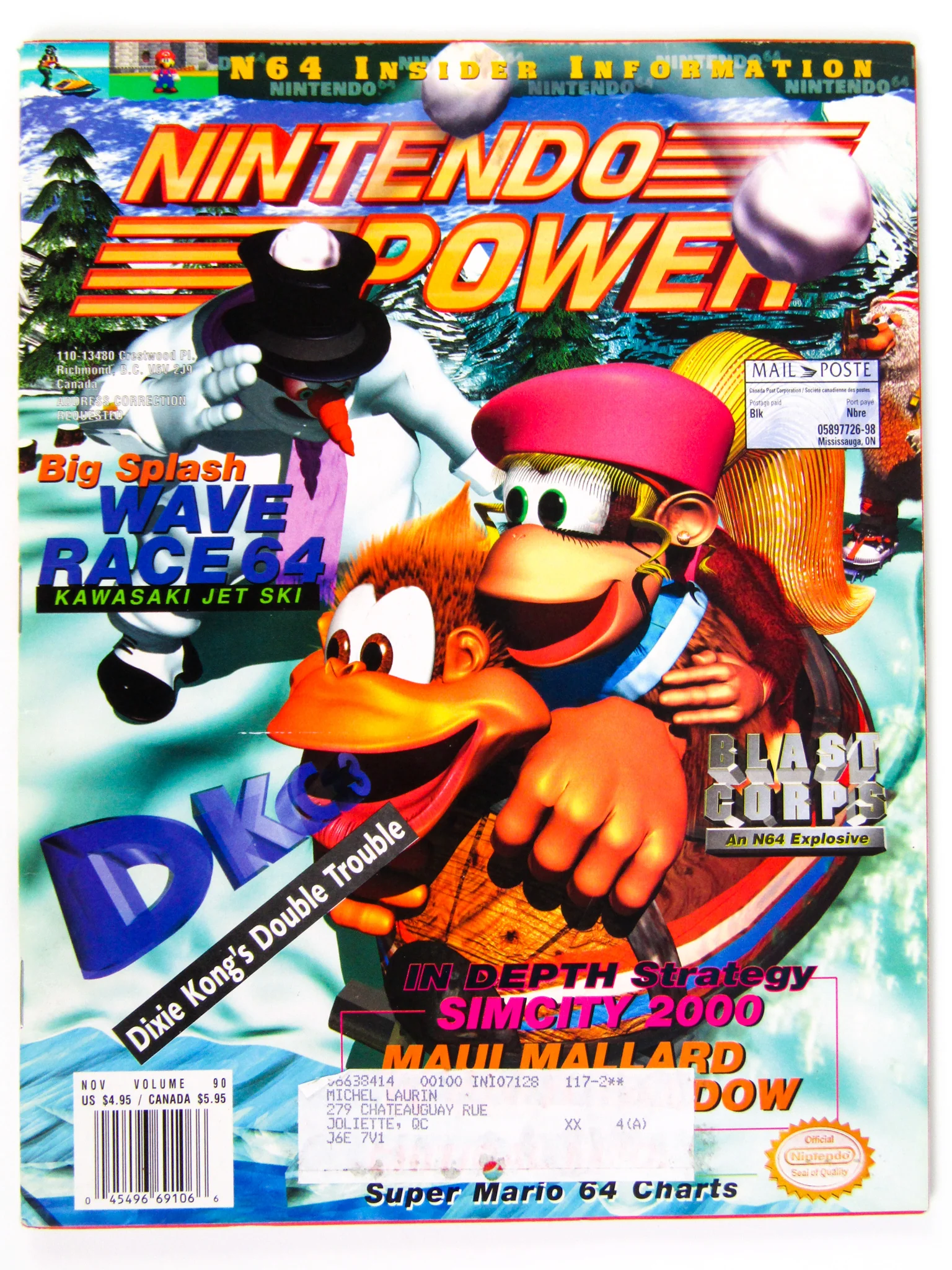 Donkey Kong Country 3 [Volume 90] [Nintendo Power] (Magazines) - Image 3