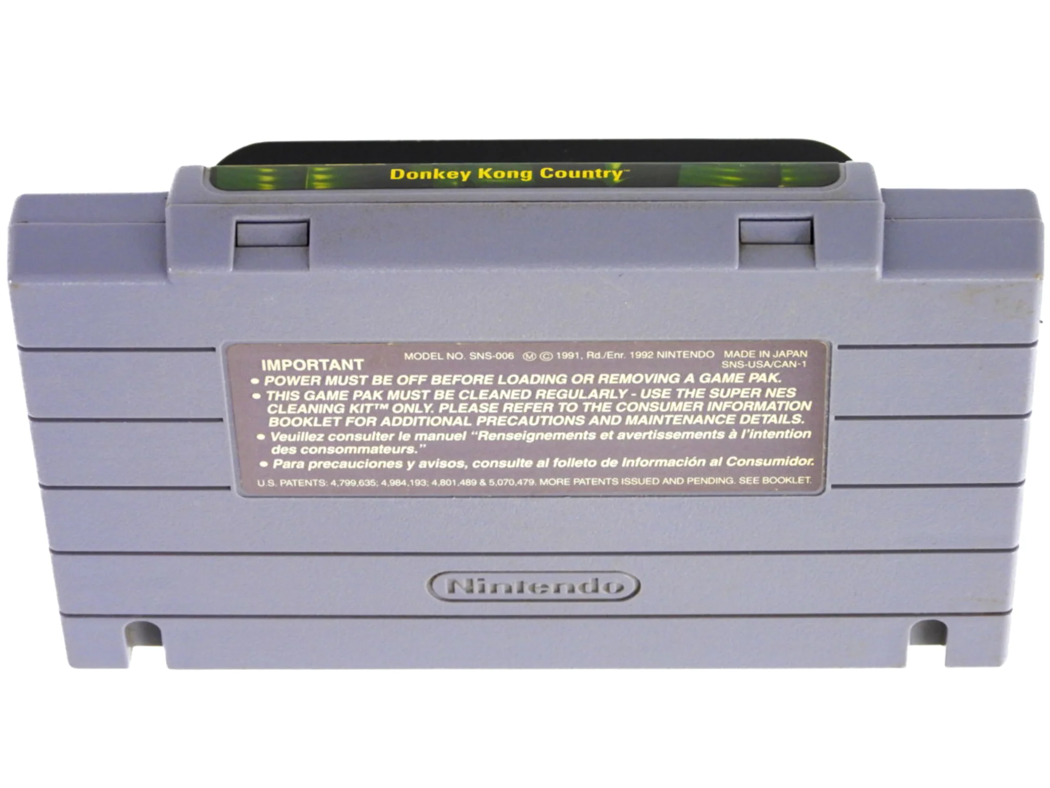 Donkey Kong Country [Player's Choice] (Super Nintendo / SNES) - Image 12