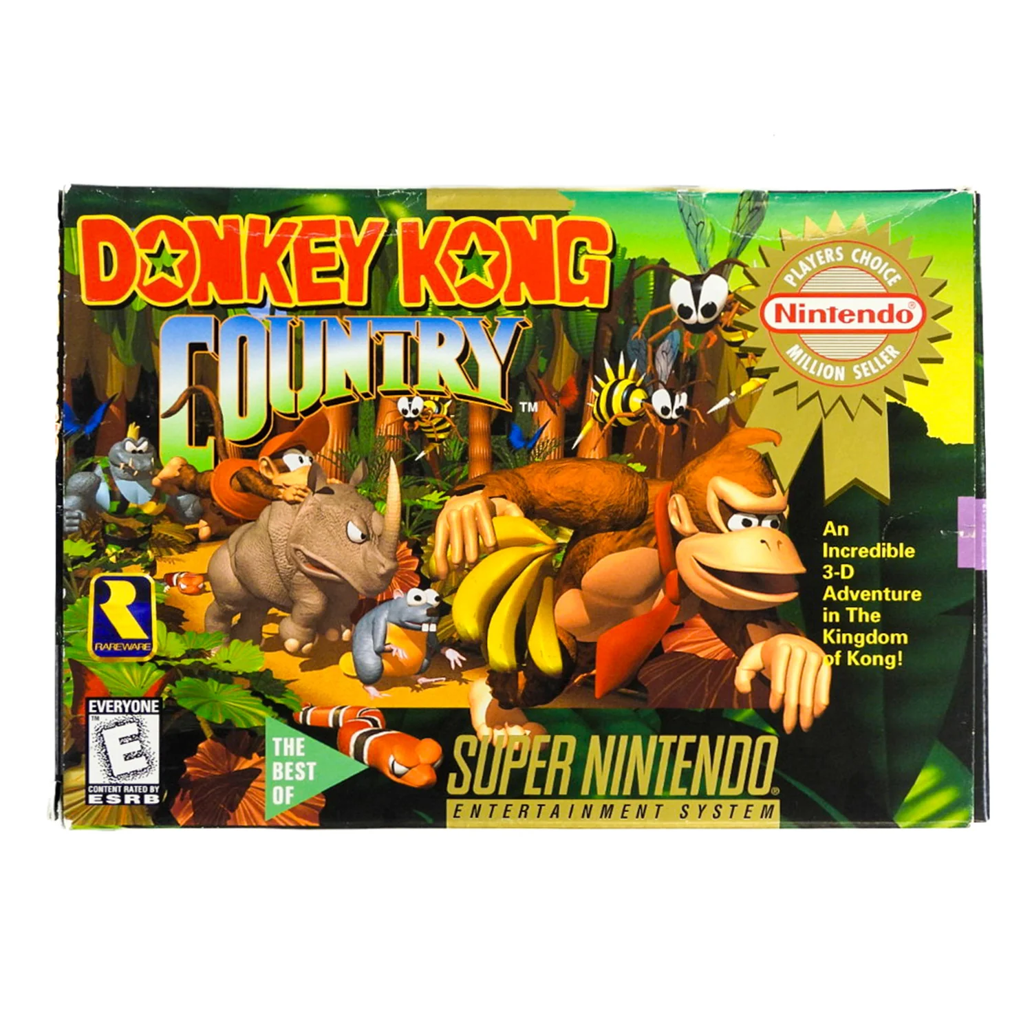 Donkey Kong Country [Player's Choice] (Super Nintendo / SNES) - Image 3