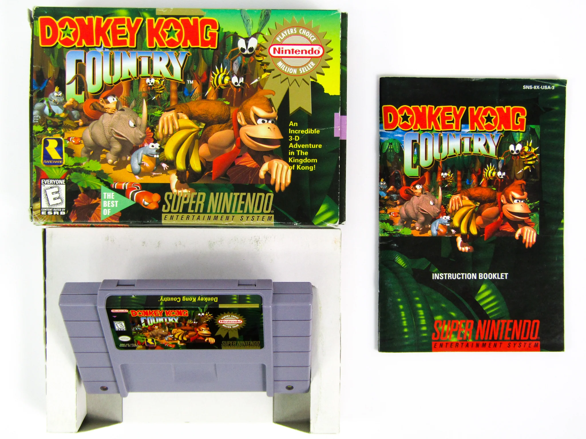 Donkey Kong Country [Player's Choice] (Super Nintendo / SNES) - Image 6