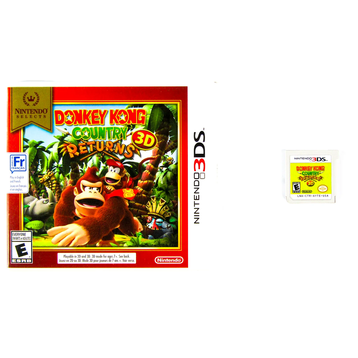 Donkey Kong Country Returns 3D [Nintendo Selects] (Nintendo 3DS)