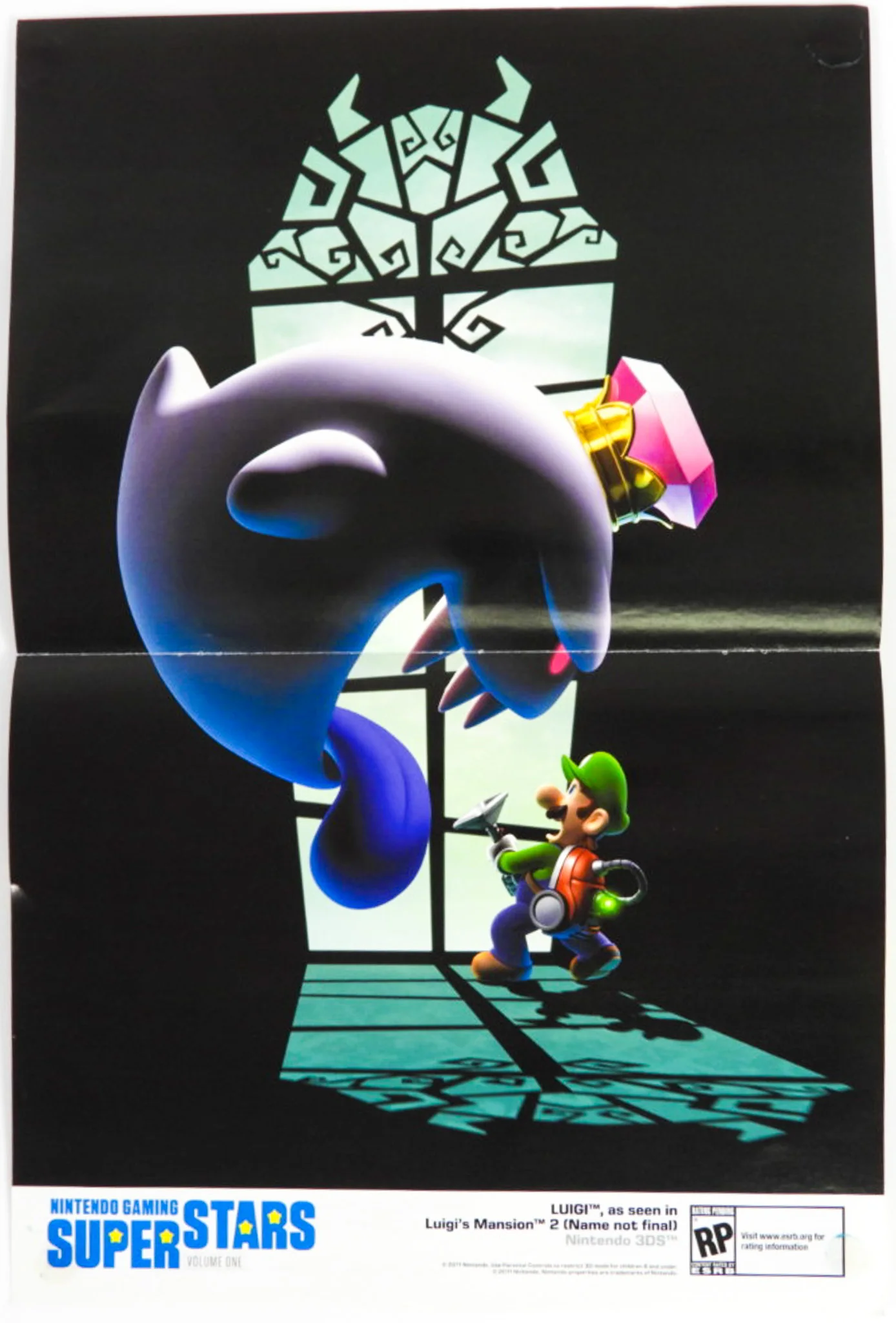 Donkey Kong Country Returns And Luigi's Mansion 2 [Nintendo Power] [Poster] (Nintendo Wii) - Image 2