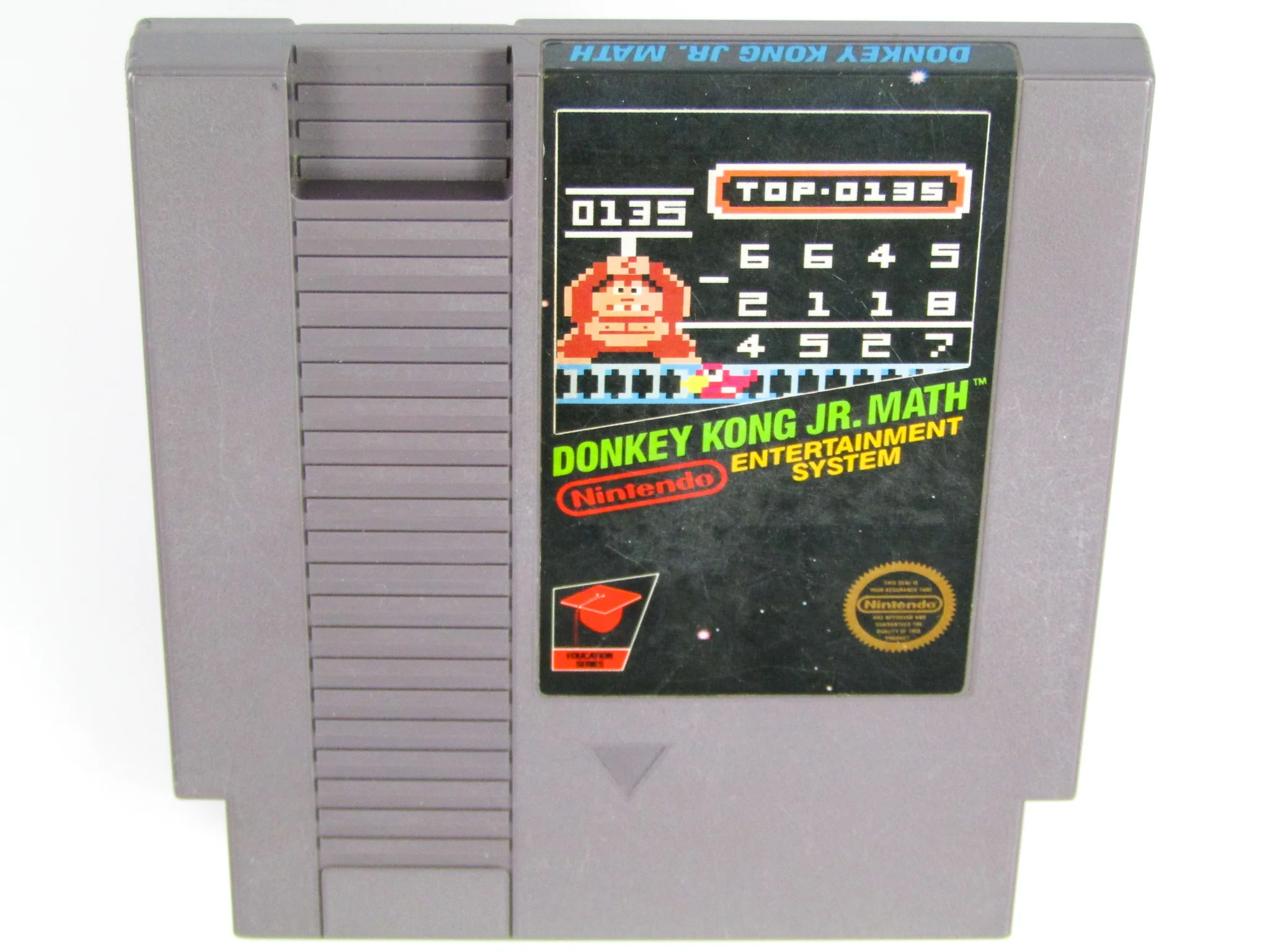 Donkey Kong Jr. Math [5 Screw] (Nintendo / NES) - Image 3
