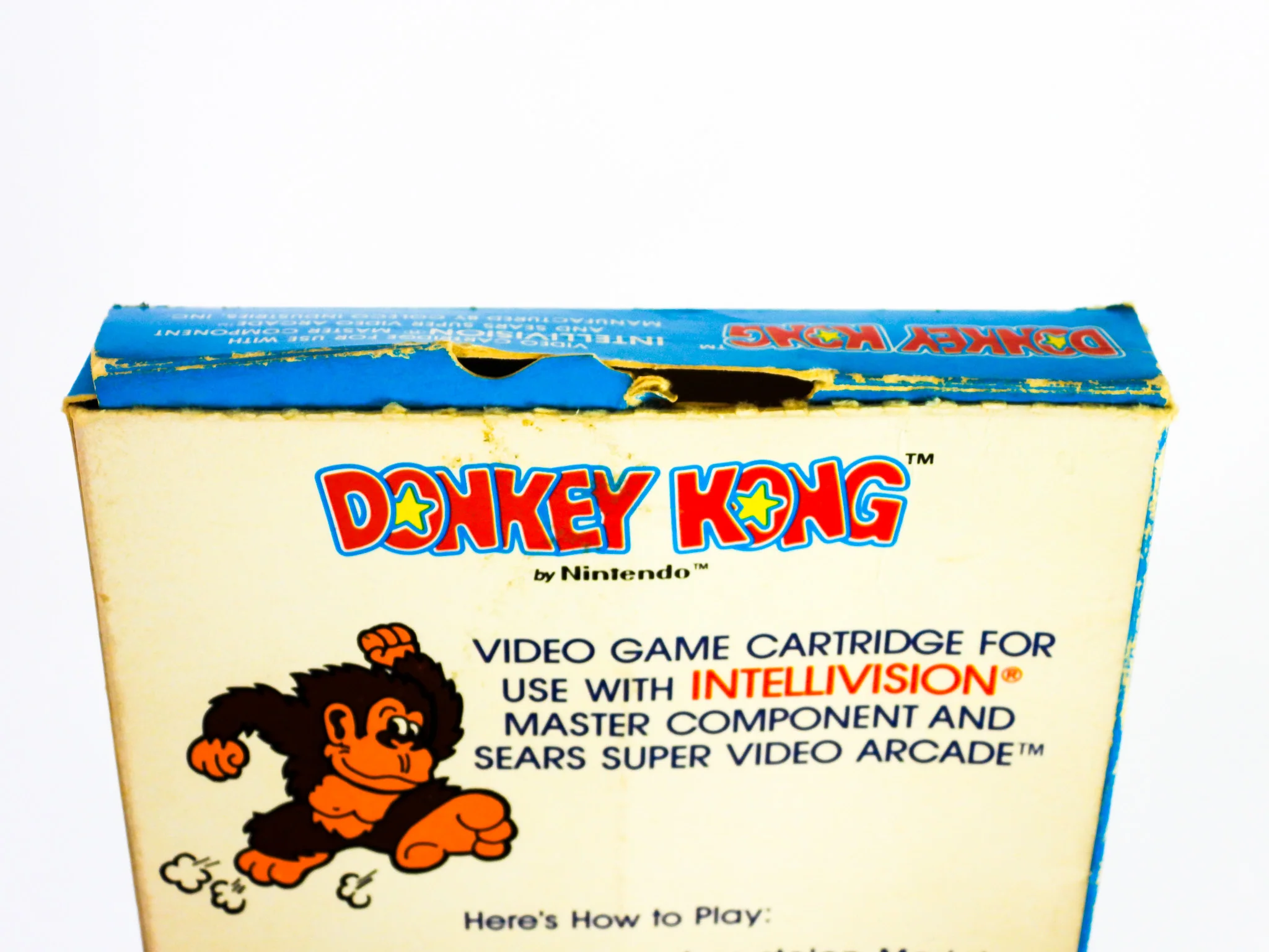 Donkey Kong [White Cartridge] (Intellivision) - Image 3