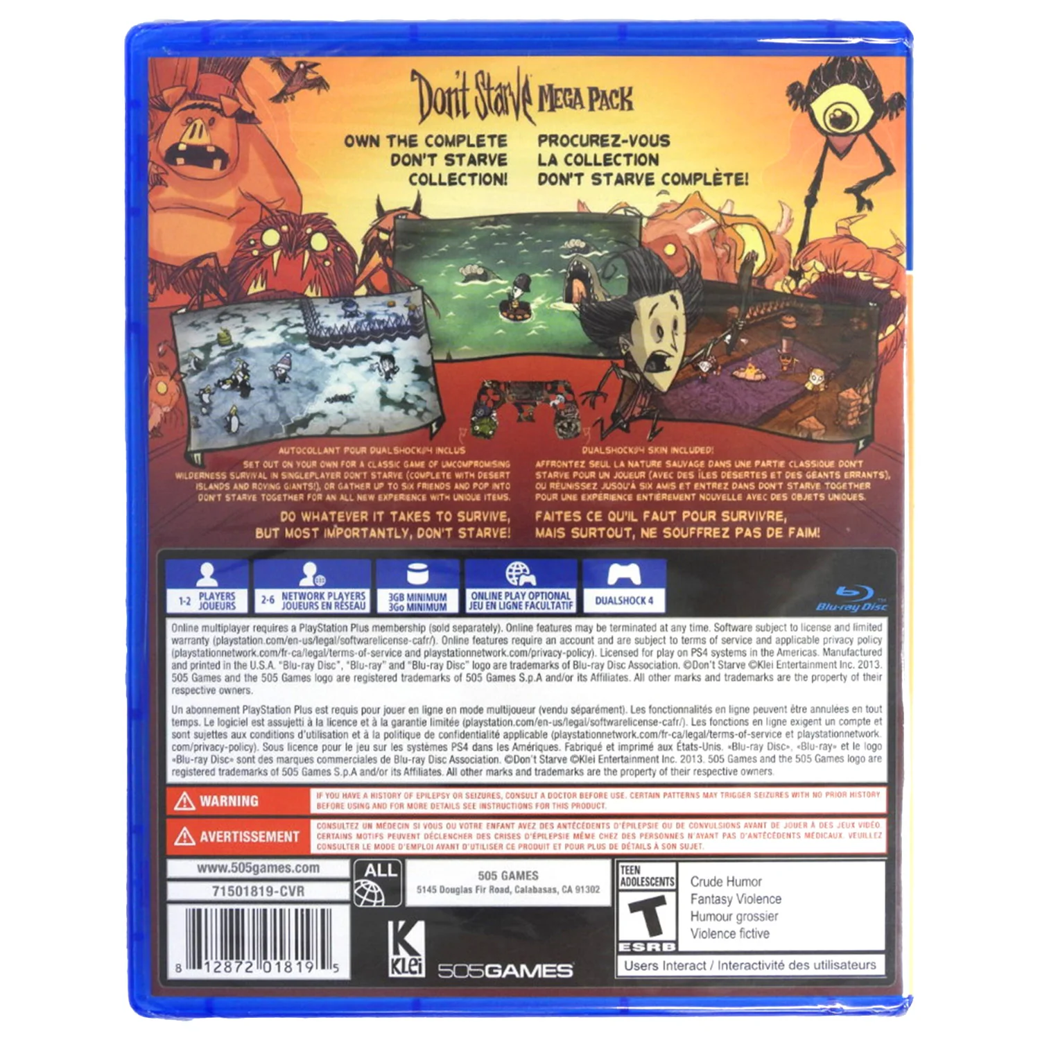 Don't Starve (PlayStation 4 / PS4) - Image 2