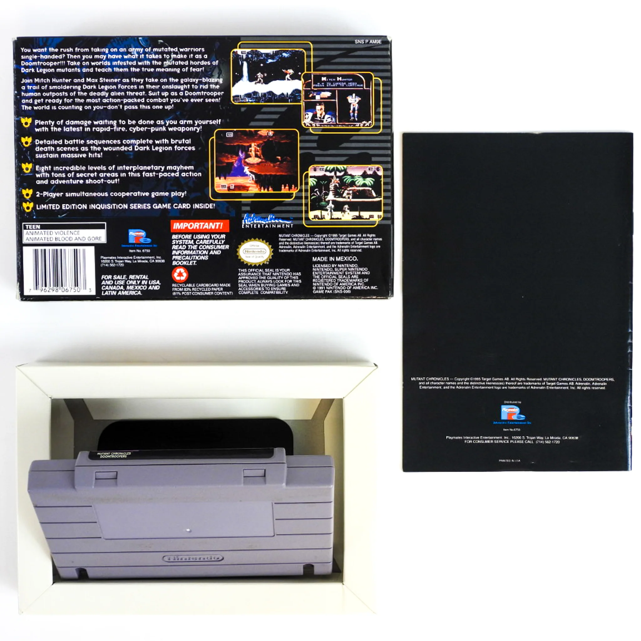 Doom Troopers (Super Nintendo / SNES) - Image 2