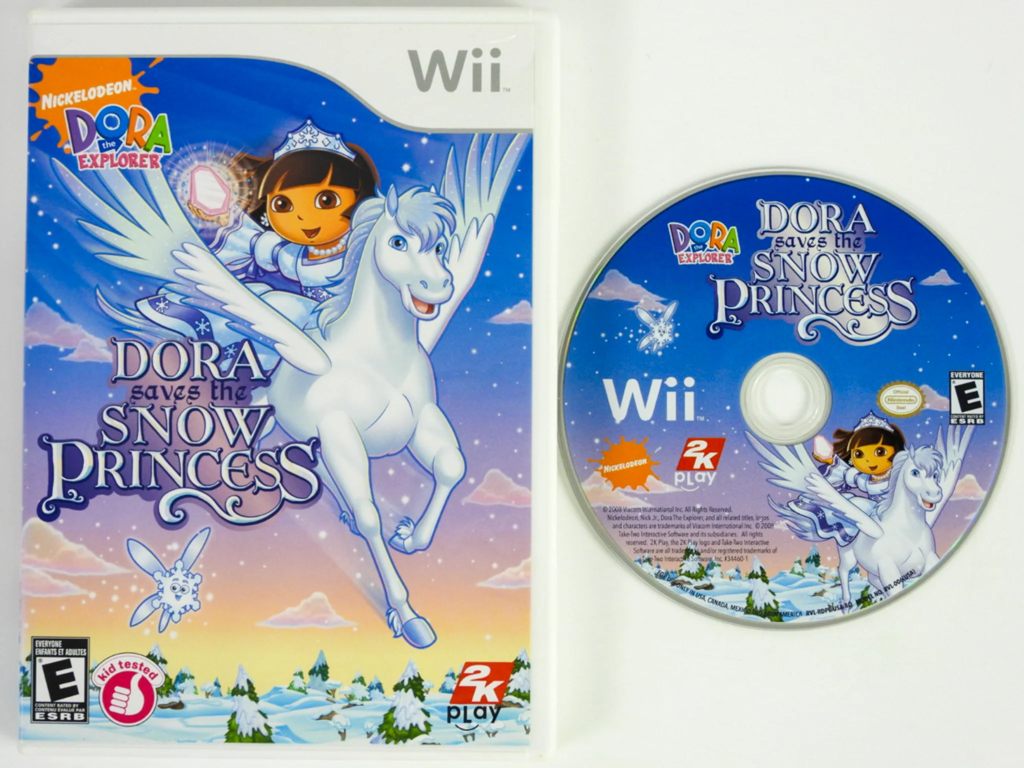 Dora The Explorer Dora Saves The Snow Princess (Nintendo Wii) - Image 2