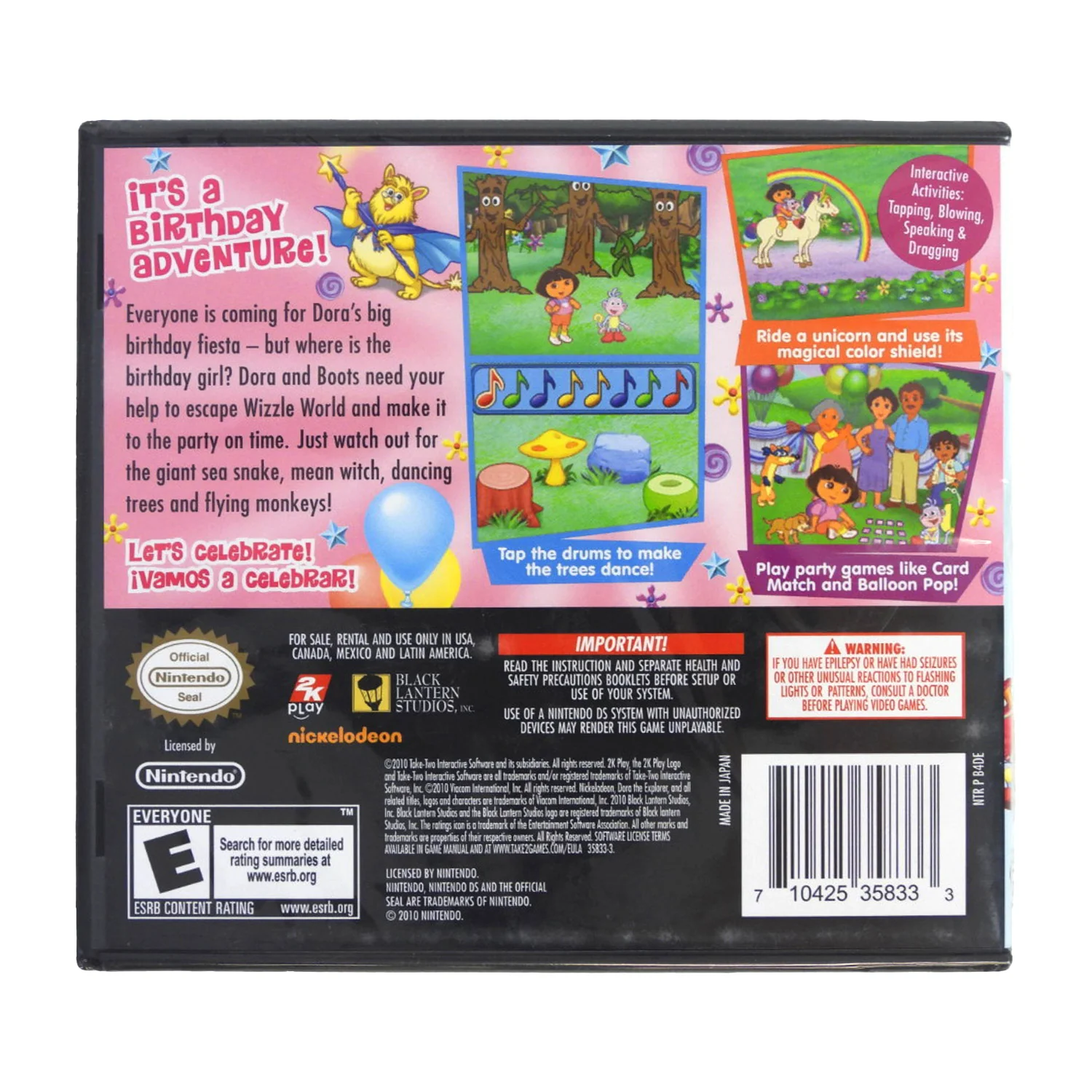 Dora's Big Birthday Adventure (Nintendo DS) - Image 2