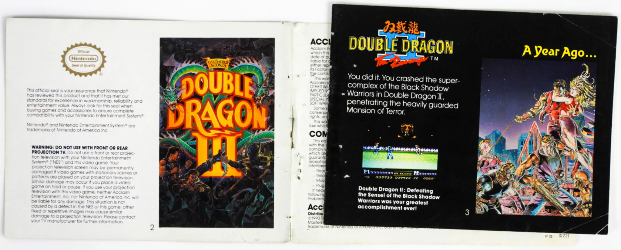 Double Dragon III 3 [Manual] (Nintendo / NES) - Image 5