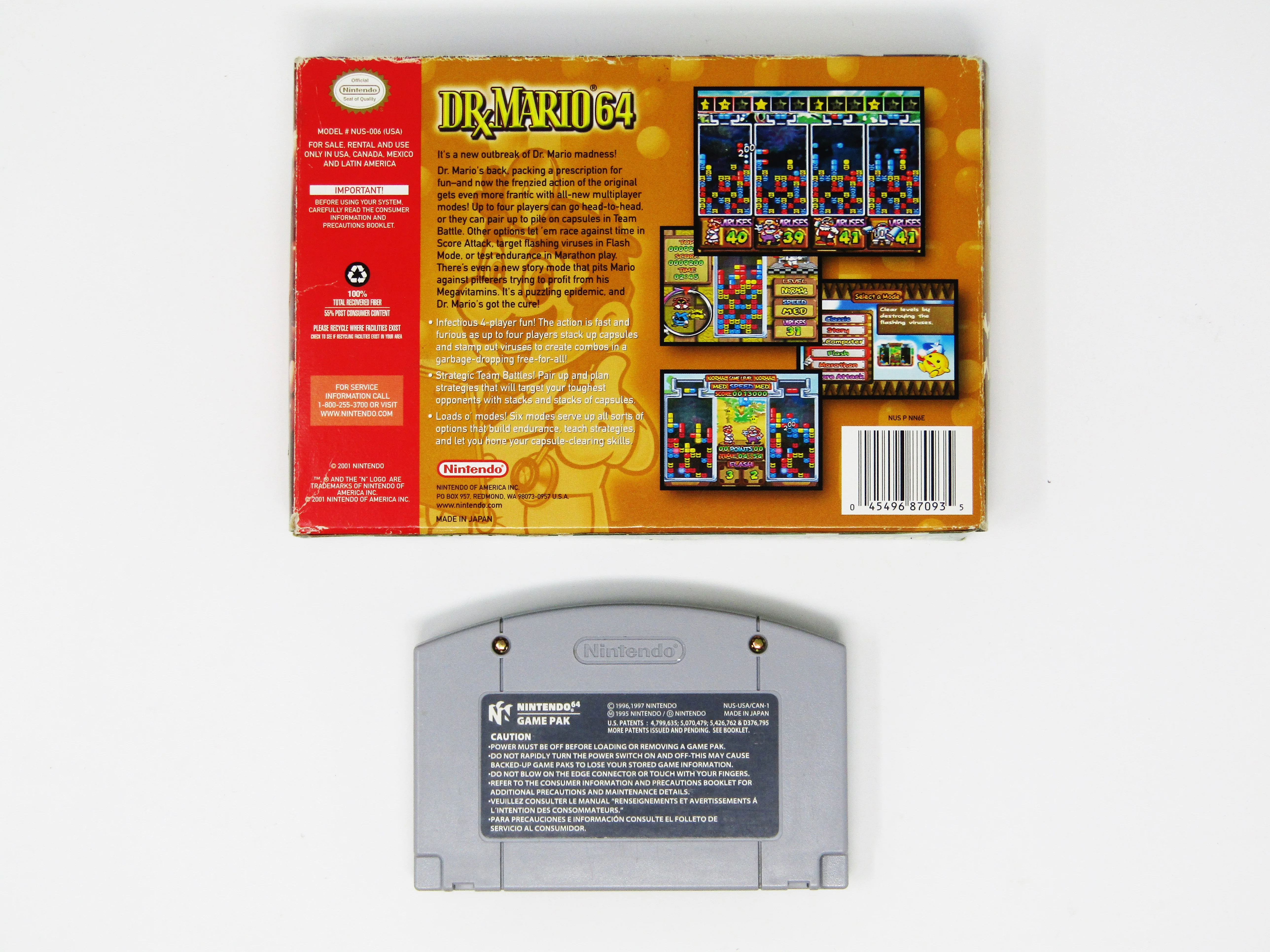 Dr. Mario 64 (Nintendo 64 / N64) - Image 6