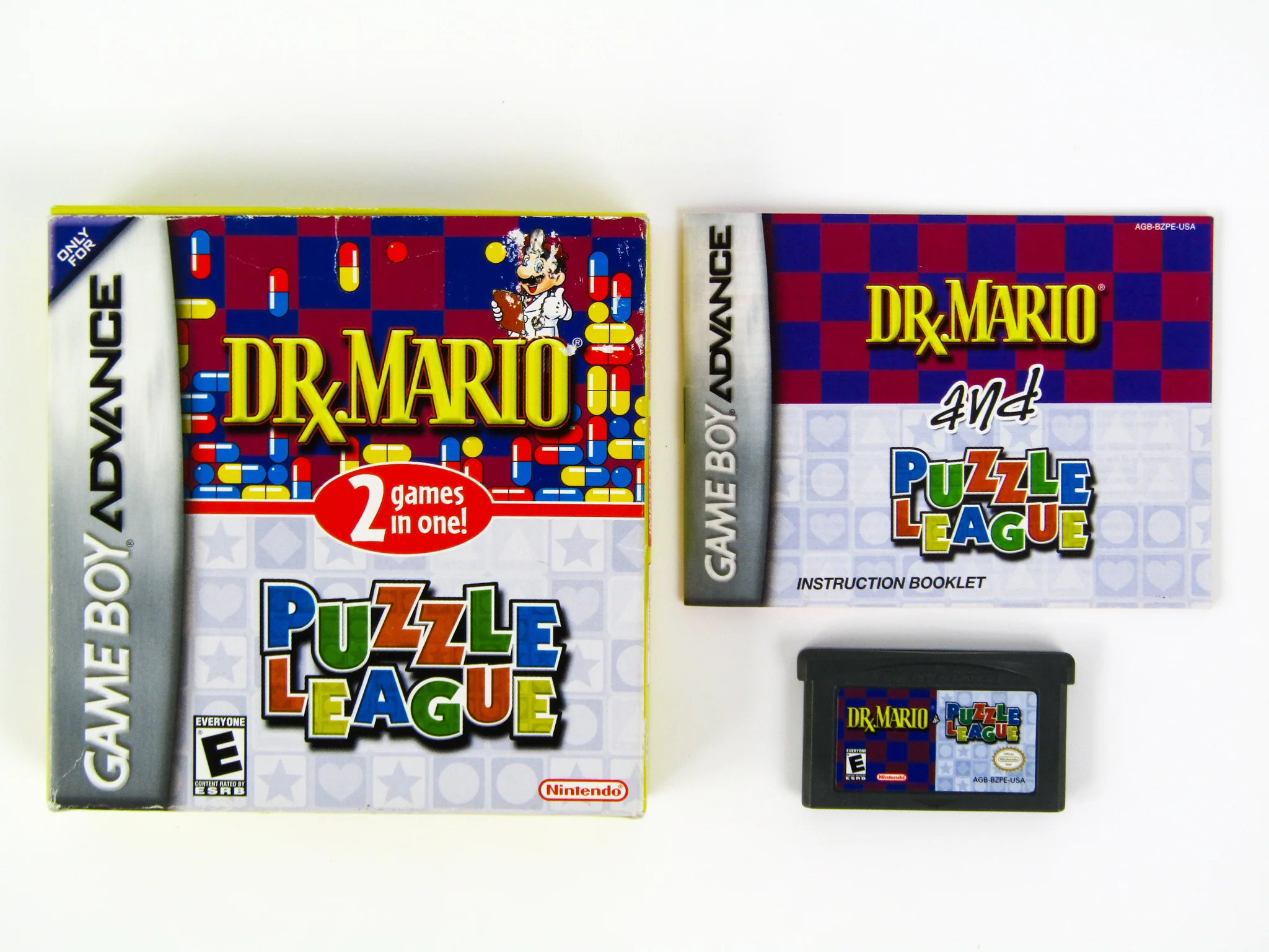 Dr. Mario / Puzzle League (Nintendo Game Boy Advance / GBA) - Image 4