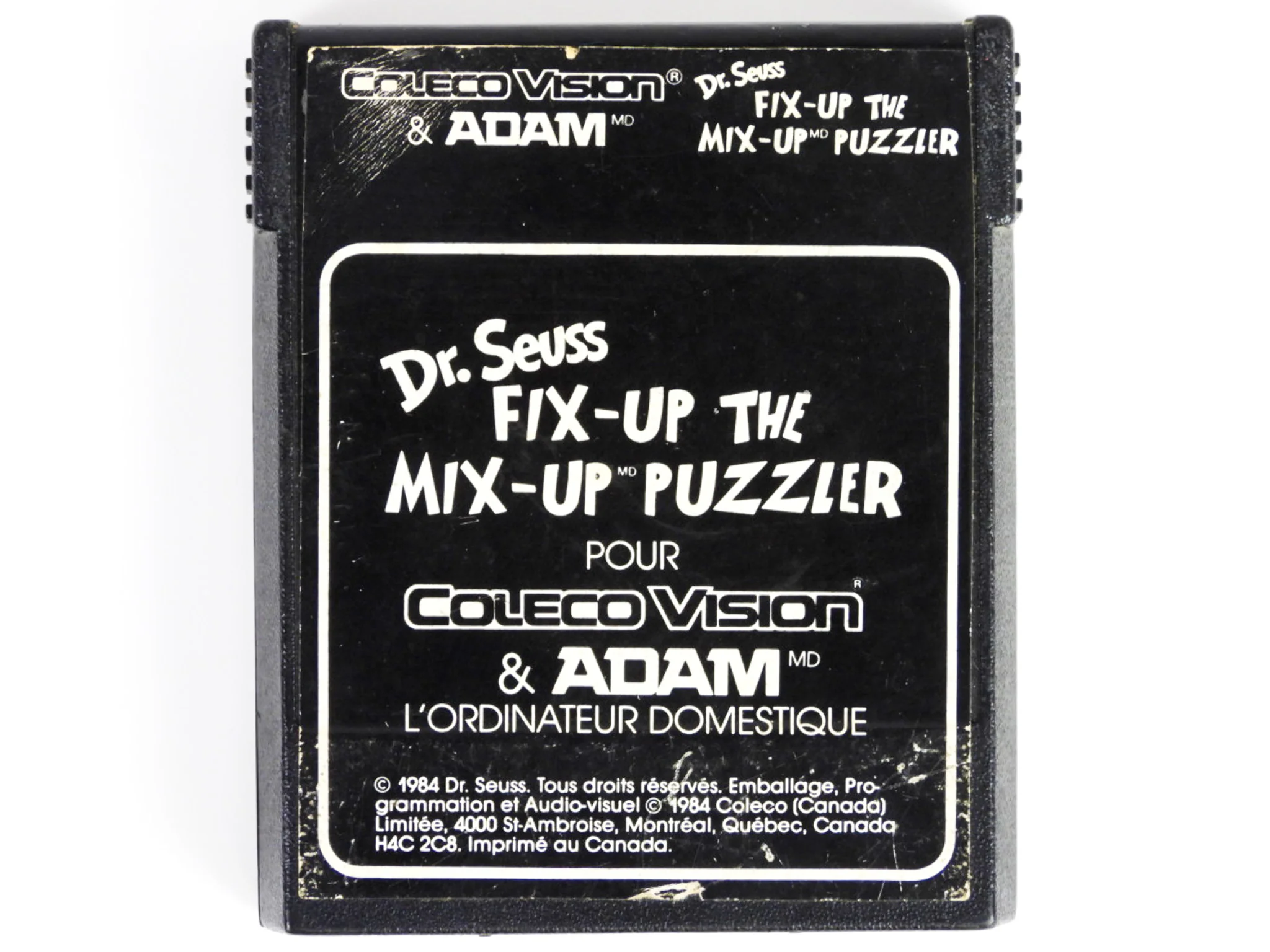 Dr. Seuss Fix-Up The Mix-Up Puzzler (ColecoVision)