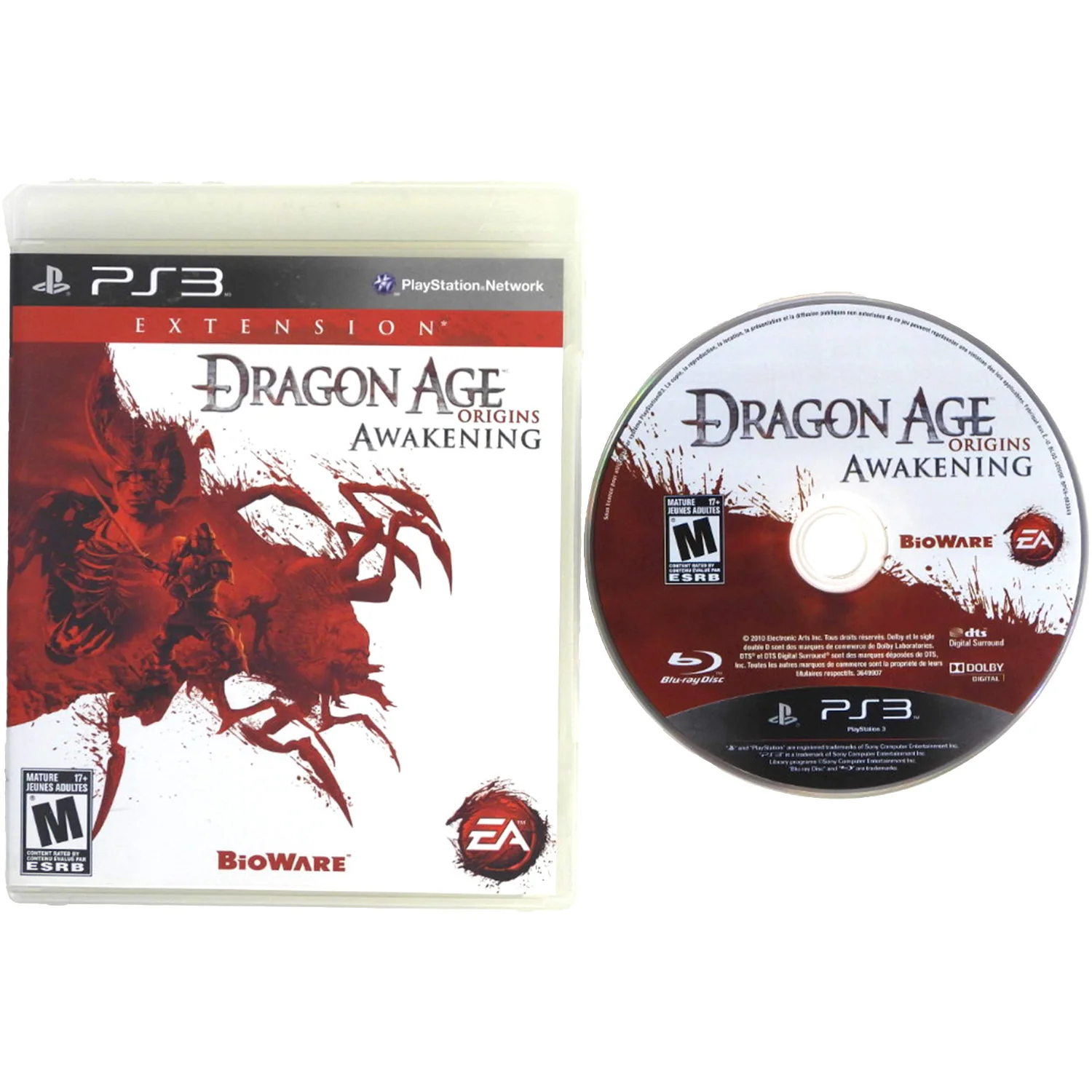Dragon Age: Origins Awakening Expansion [French Cover] (PlayStation 3 / PS3) - Image 2