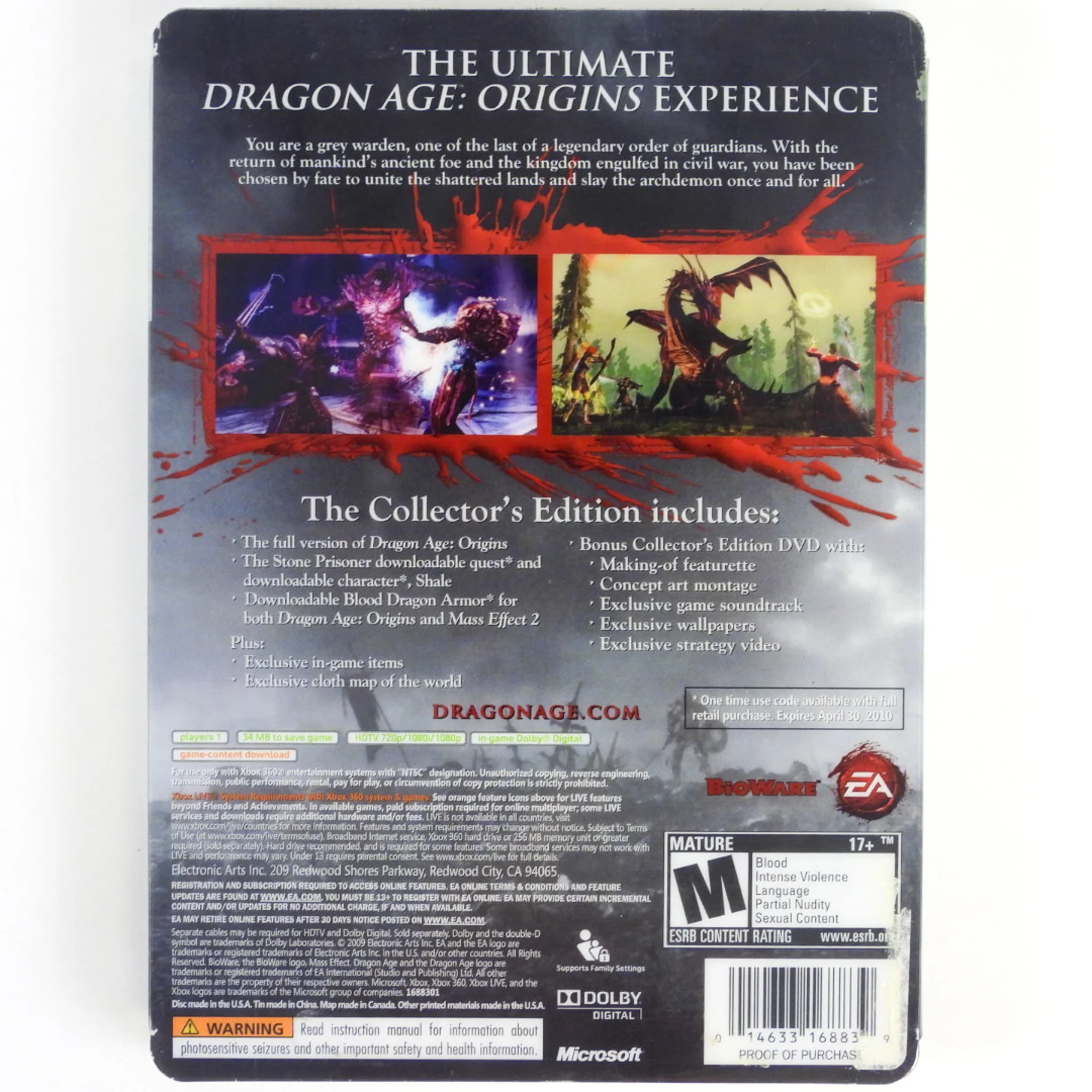 Dragon Age: Origins [Collector's Edition] (Xbox 360) - Image 2