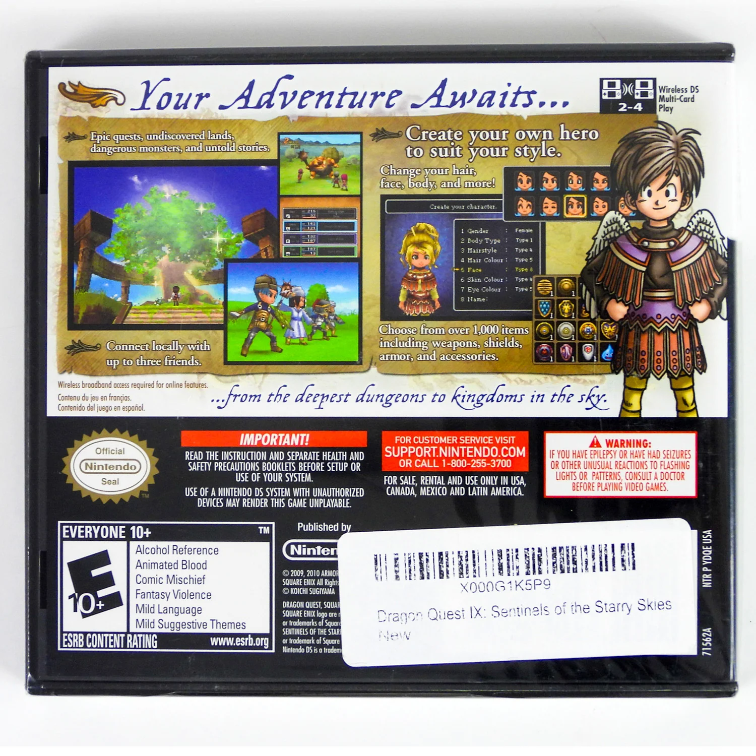 Dragon Quest IX 9: Sentinels of the Starry Skies (Nintendo DS) - Image 2