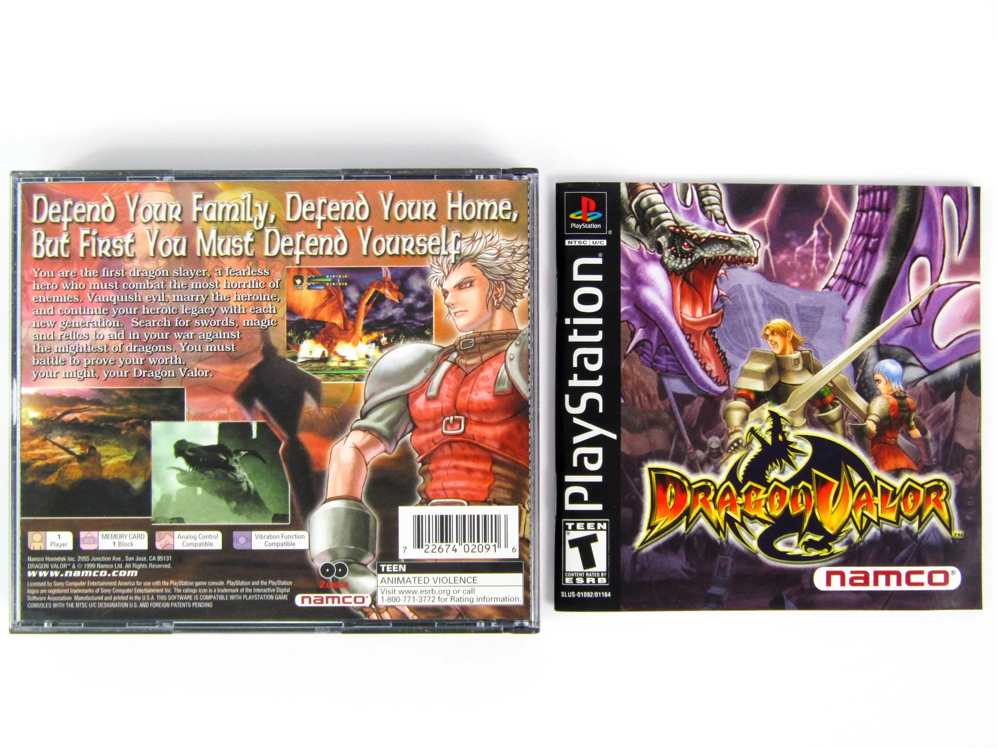Dragon Valor (PlayStation / PS1) - Image 2