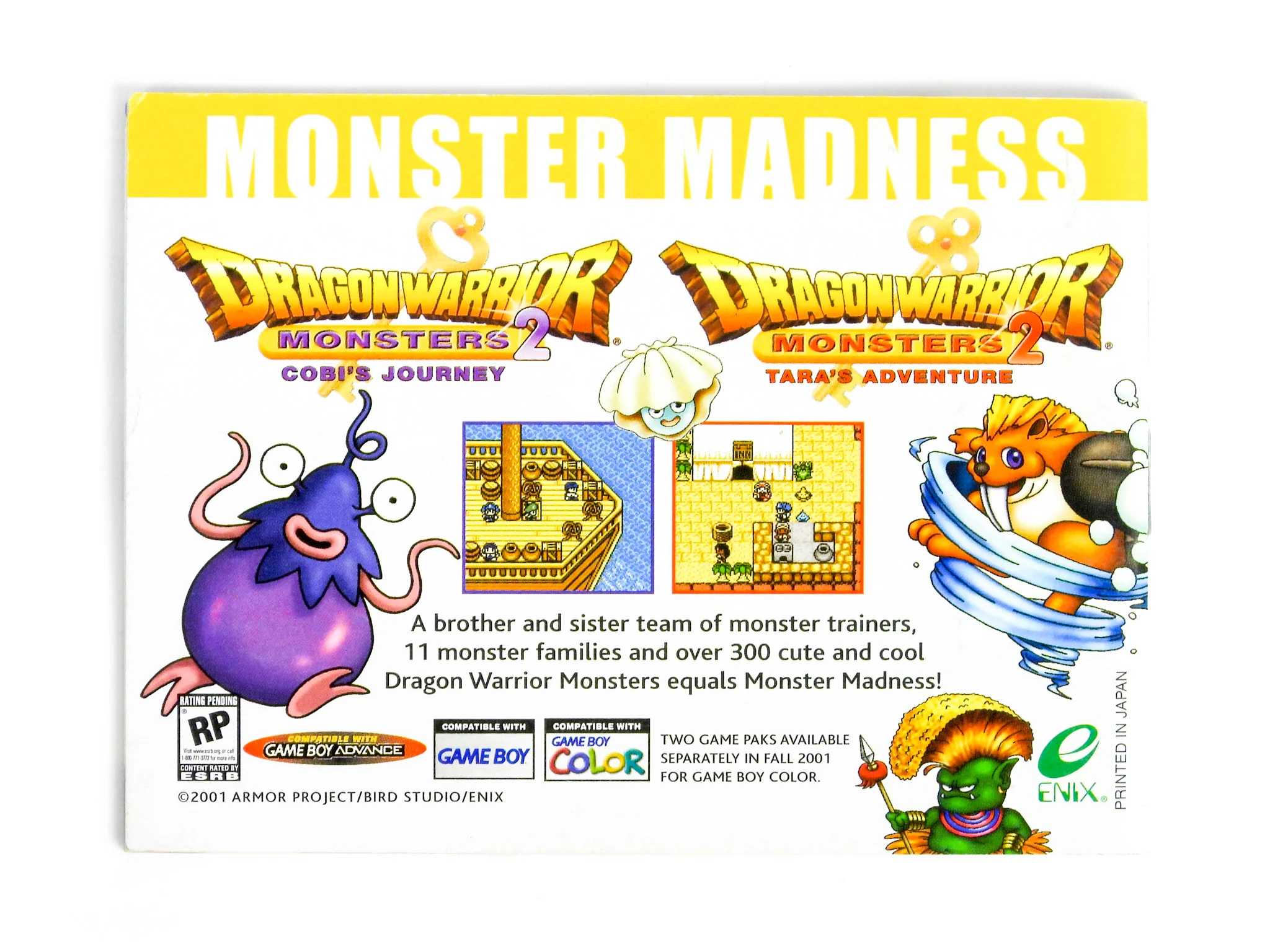 Dragon Warrior III [Manual] (Nintendo Game Boy Color / GBC) - Image 2