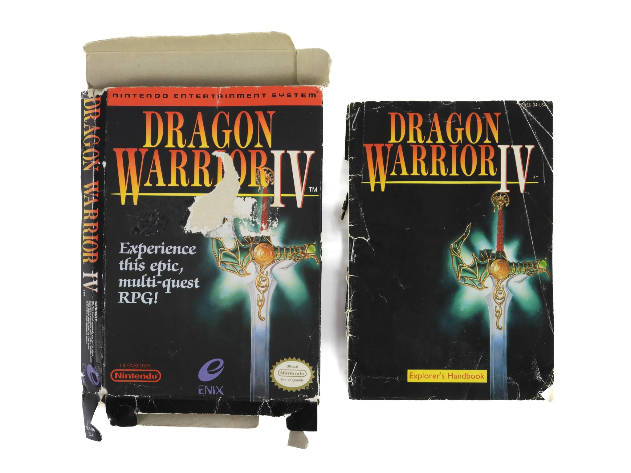 Dragon Warrior IV 4 [Box] (Nintendo / NES) - Image 2