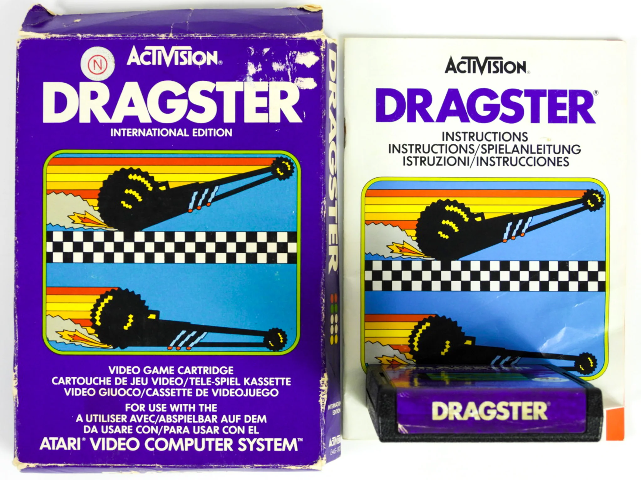 Dragster [International Edition] (Atari 2600) - Image 2