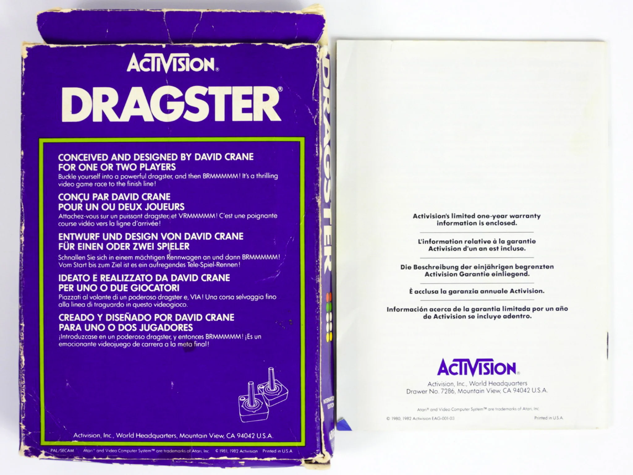 Dragster [International Edition] (Atari 2600) - Image 4